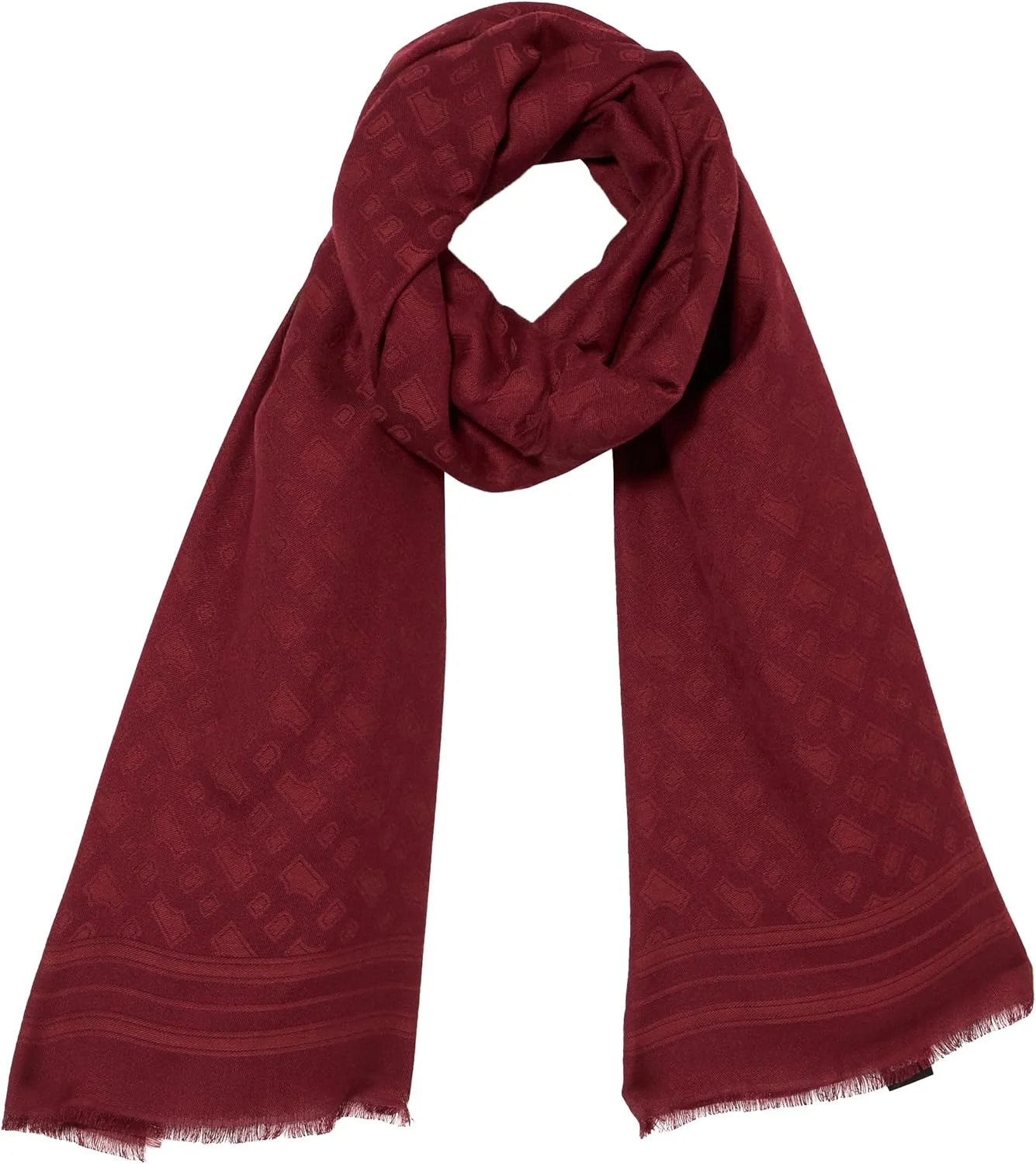 شال BOSS مدل Ylona_118210، قرمز تیره 605، سایز One Size