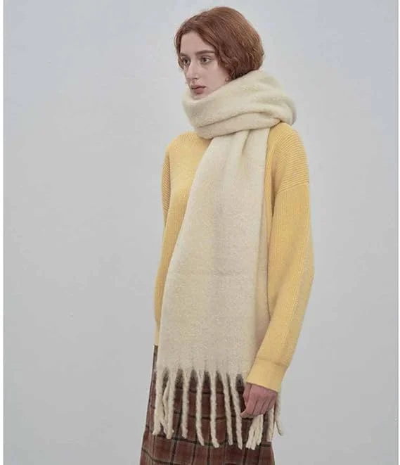 شال گردن بزرگ و ضخیم (اعلا) بی تو، شال های بزرگ با حس کشمیر، پتو نرم، پشمی بزرگ و ضخیم، زمستانی گرم زنانه