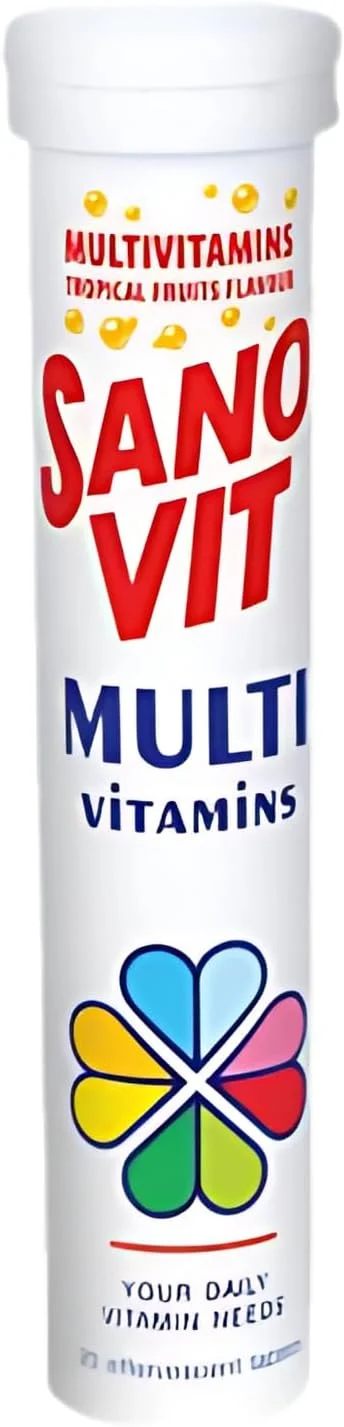 مولتی ویتامین با طعم میوه های استوایی، 20 عدد قرص