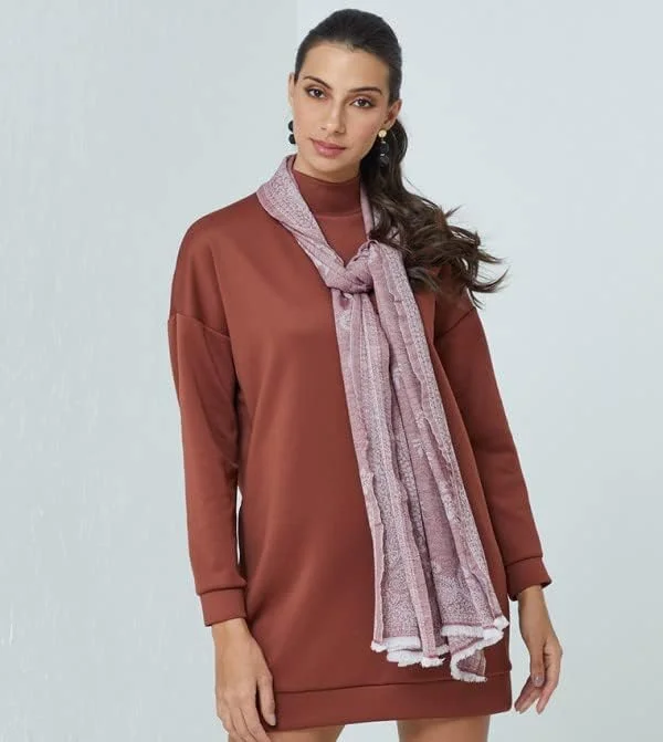 شال طرح دار زنانه آیلا