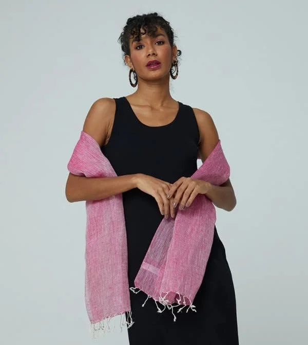 شال های زنانه کتانی آیلا