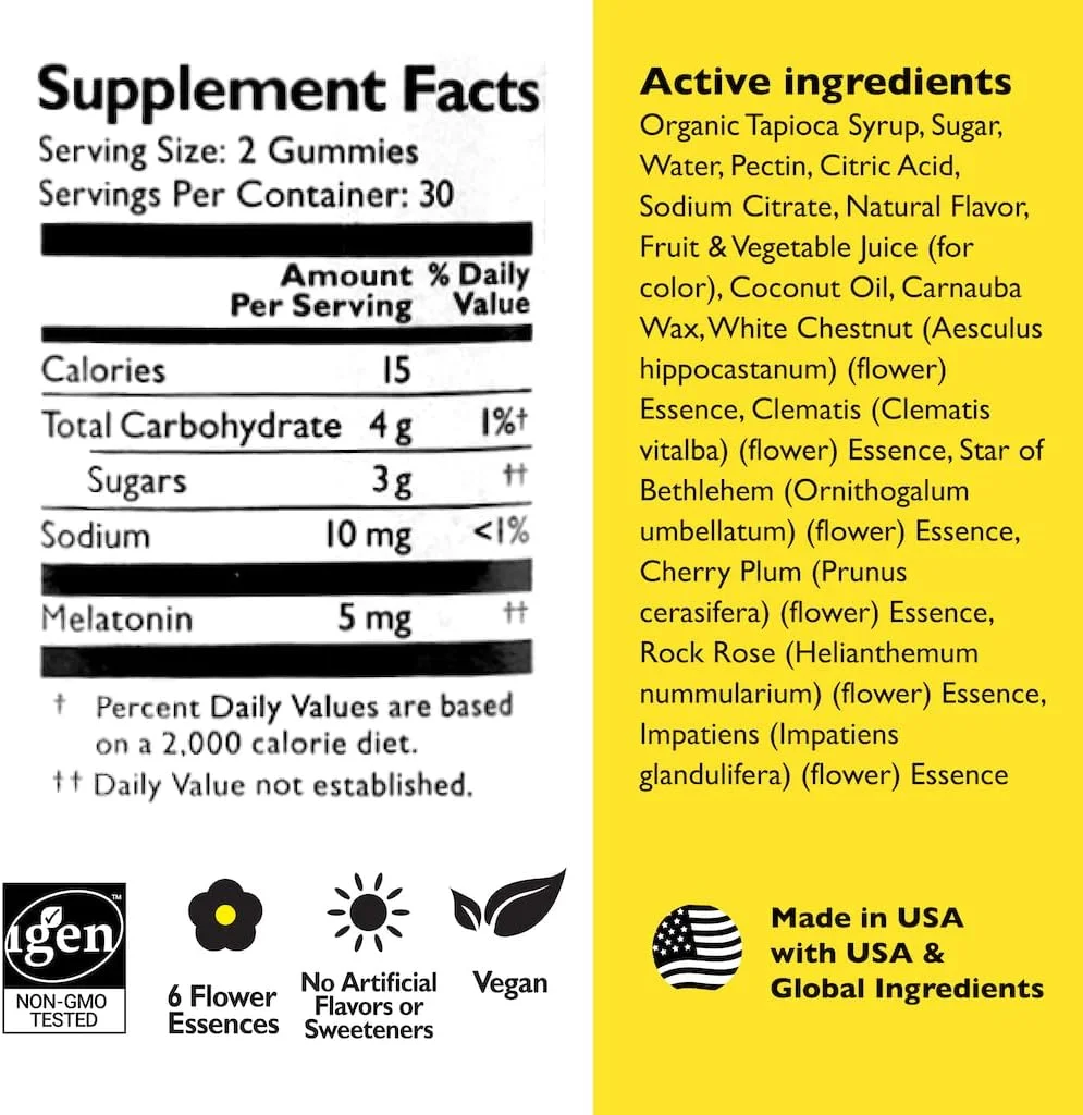 پاستیل های خواب پلاس رسکیو، طعم توت فرنگی، 60 عدد