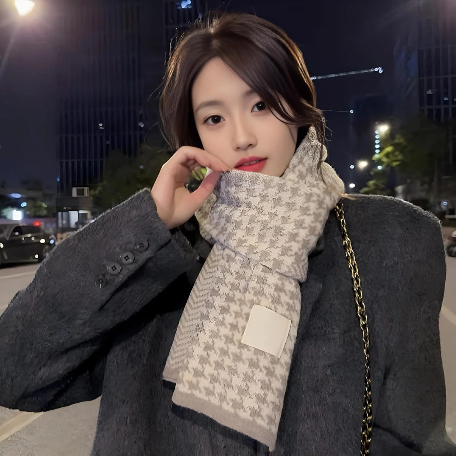 شال حریر زنانه آزونه - شال ابریشمی شیک برای بانوان، شال و روسری های ظریف، هدیه ای ایده آل برای او، اکسسوری های سبک و مد روز برای تمام فصول