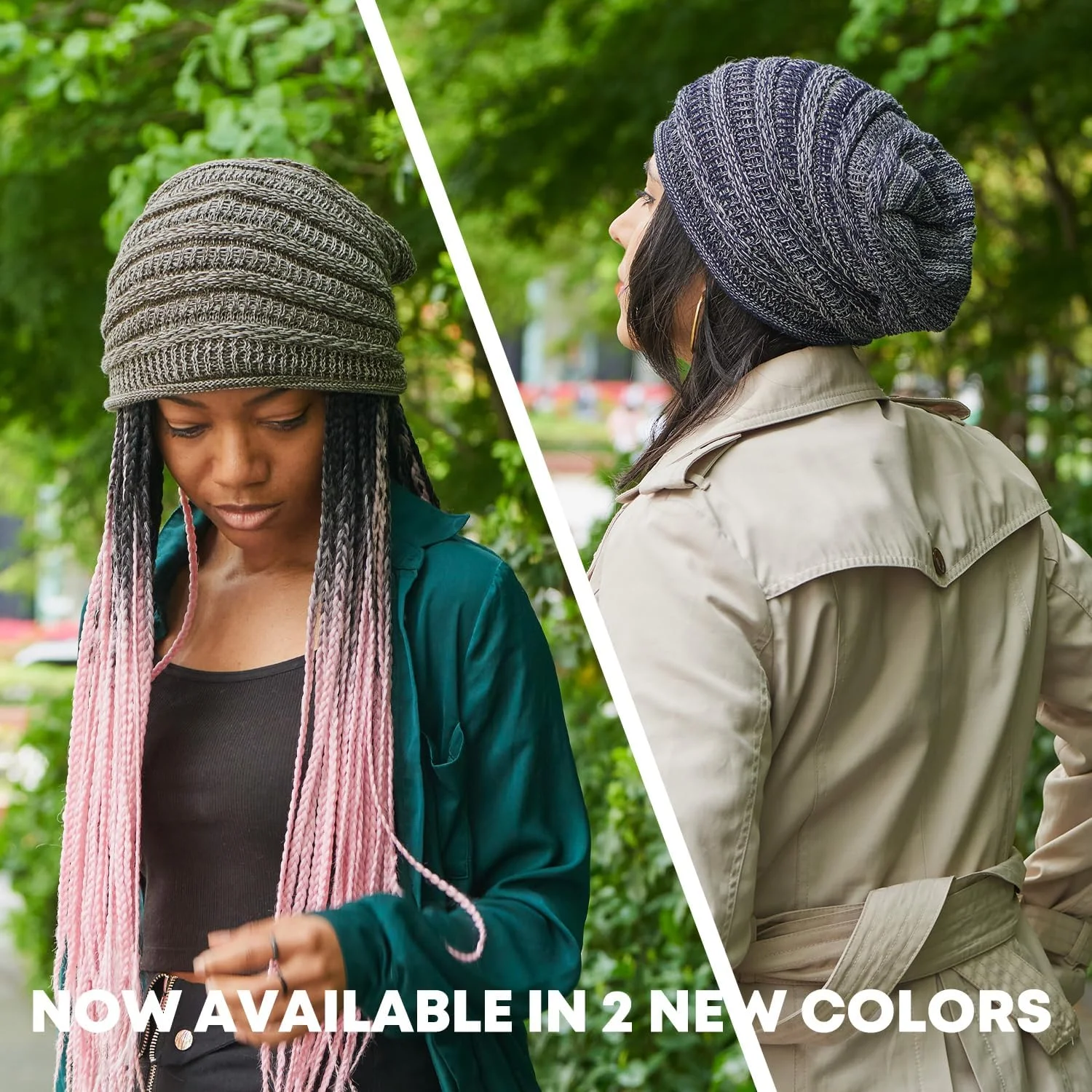 کلاه بافتنی پنبه ای شل CHARM - کلاه پهن تابستانی هیپستر مردانه زنانه