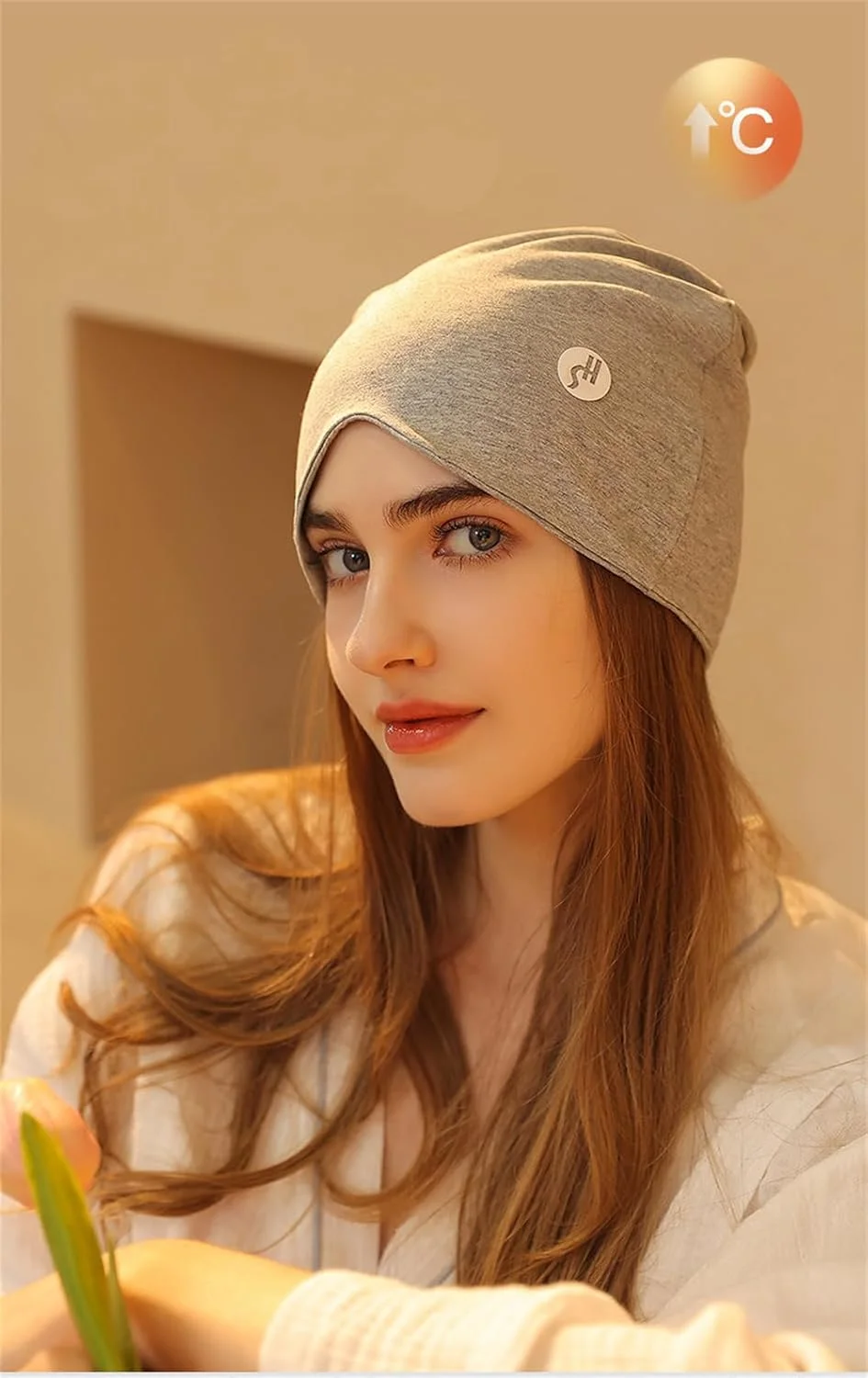 کلاه چند منظوره آزونه برای آقایان و بانوان، کلاه خواب و کلاه جمجمه 2 در 1، آستر کلاه ایمنی کشسان، کلاه شب تابستانی، سرپوش راحت و قابل استفاده مجدد برای دویدن، یوگا، ورزش