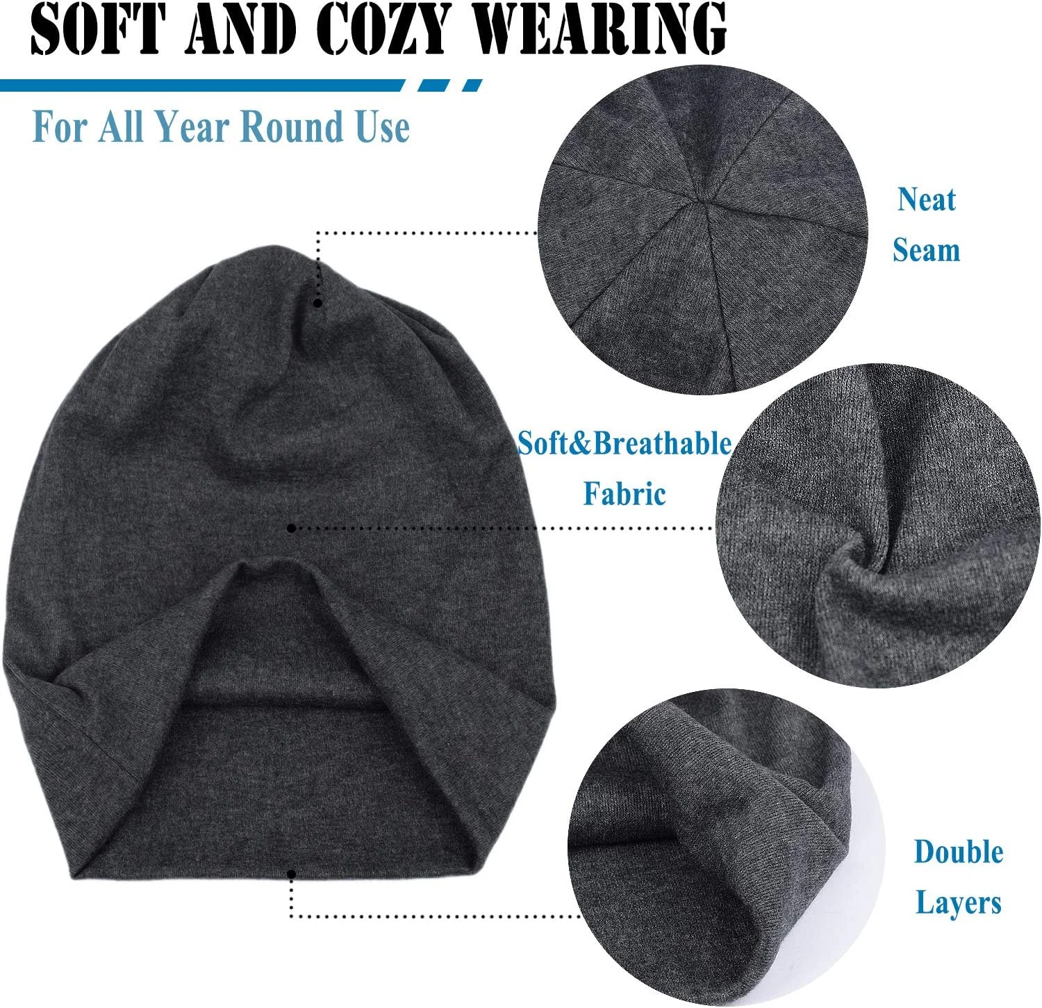 کلاه بافتنی شل хлопковый ELLEWIN، کلاه هیپ هاپ نرم و سبک وزن برای دویدن، کلاه دورف بزرگسالان، کلاه شیمی درمانی برای مردان و زنان کلاه بافتنی شل хлопковый ELLEWIN، کلاه هیپ هاپ نرم و سبک وزن برای دویدن، کلاه دورف بزرگسالان، کلاه شیمی درمانی برای مردان و زنان