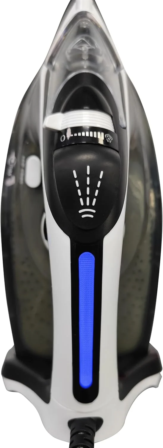 اتو بخار چندکاره سوناشی برای لباس های صاف - کفی سرامیکی | عملکرد بخار/بخار قوی/اسپری/خشک با محافظت در برابر گرمای بیش از حد و ویژگی خود تمیز شوندگی 450 میلی لیتر 3000 وات SI-5082C