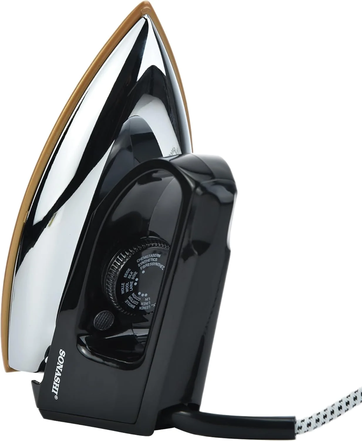 اتو خشک سوناشی با کفی آلومینیومی 1200 وات (مشکی) SDI-6010