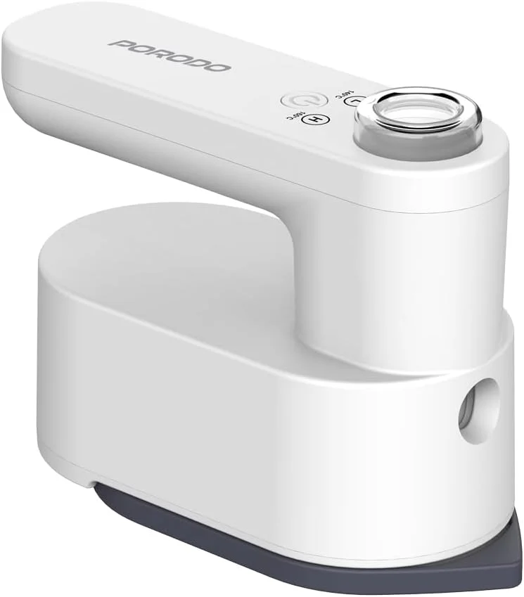 اتو بخار مسافرتی پرودو Heatplus، ژنراتور بخار التراسونیک، اتو بخار کوچک قابل حمل، اتو بدون سیم 5200 میلی آمپر ساعتی، بخارگر دستی پارچه برای لباس، از بین برنده قوی چروک برای خانه و مسافرت