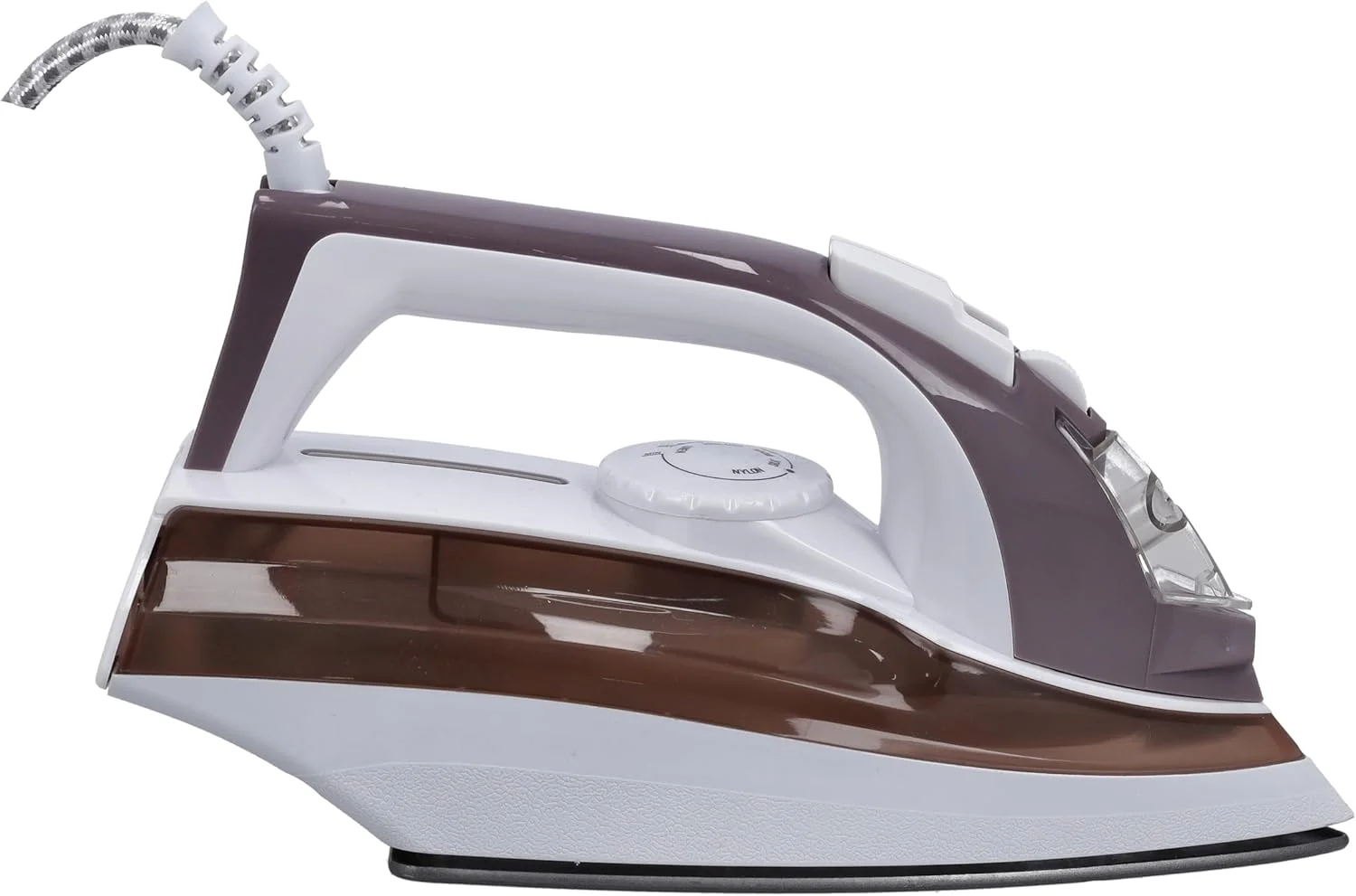 اتو بخار 1600 وات اولسن مارک با مخزن آب، سفید/بنفش