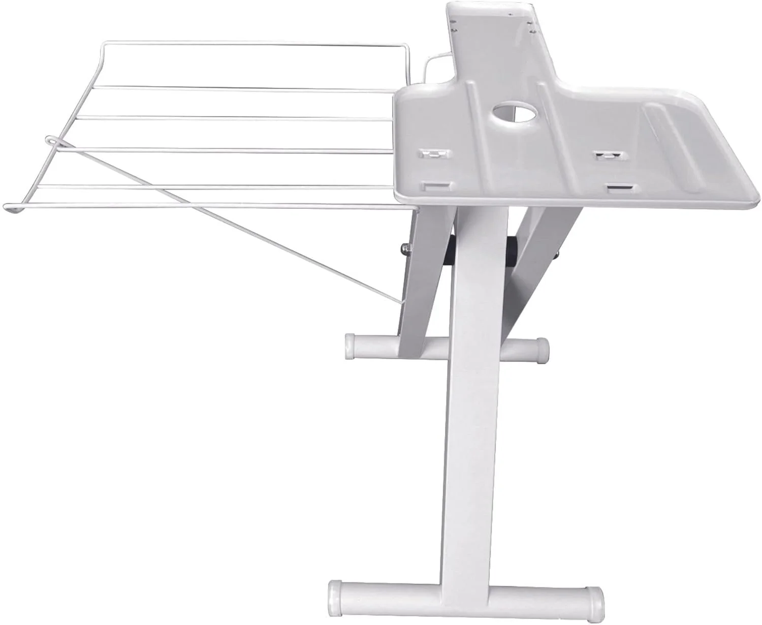 پرس بخار لباس نوبل، خروجی بخار 90 گرمی، خاموش شدن خودکار ایمنی، کنترل دمای دیجیتال، نمایشگر LED با کلید لمسی، مخزن آب قابل جابجایی 1000 میلی لیتری، سطح پرس بزرگ، 2200 وات - NSP40D سفید