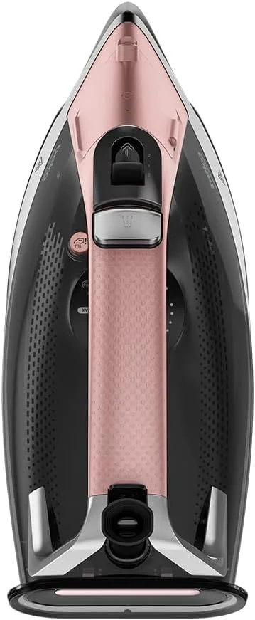 اتو بخار بکو SIM8130P، 3000 وات، 270 گرم در دقیقه، ظرفیت 350 میلی لیتر، حرکت نرم، اتو کشی عمودی، خاموش شدن خودکار - صورتی