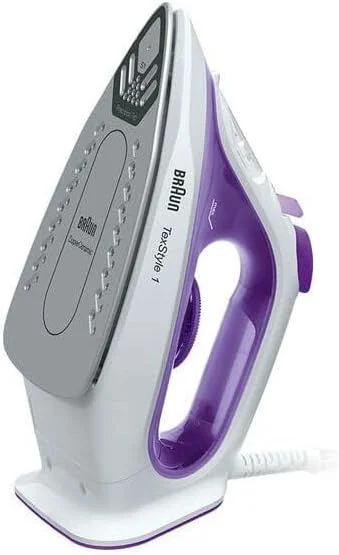 اتو بخار براون TexStyle 1 | کفی سرامیکی عالی | 2000 وات | گرم شدن سریع | حالت صرفه جویی در انرژی | ظرفیت 220 میلی لیتر | ضد چکه - SI 1080 VI اتو بخار براون TexStyle 1 | کفی سرامیکی عالی | 2000 وات | گرم شدن سریع | حالت صرفه جویی در انرژی | ظرفیت 220 میلی لیتر | ضد چکه - SI 1080 VI