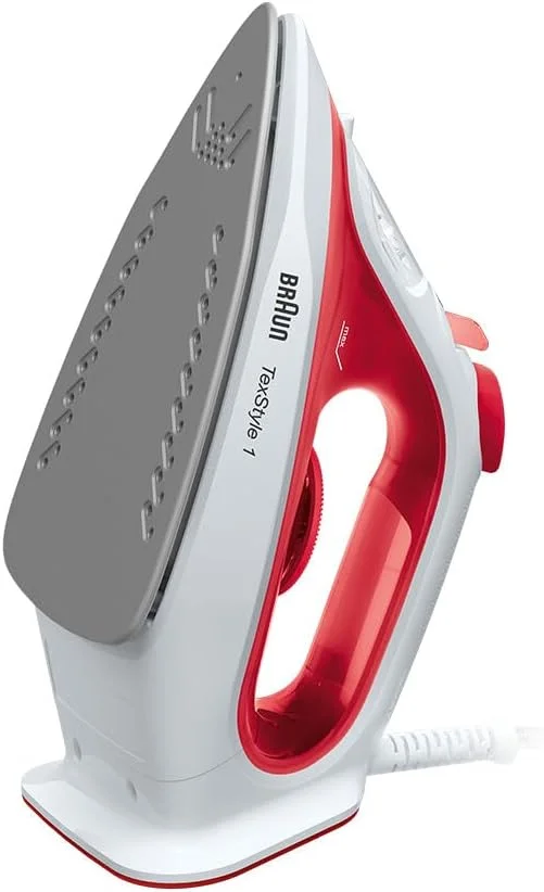 اتو بخار براون TexStyle 1، پوشش کفی نچسب، 1900 وات، ظرفیت 220 میلی لیتر، گرم شدن سریع، صرفه جویی 50 درصدی در انرژی، خود تمیز شونده SI 1019 قرمز/سفید اتو بخار براون TexStyle 1، پوشش کفی نچسب، 1900 وات، ظرفیت 220 میلی لیتر، گرم شدن سریع، صرفه جویی 50 درصدی در انرژی، خود تمیز شونده SI 1019 قرمز/سفید