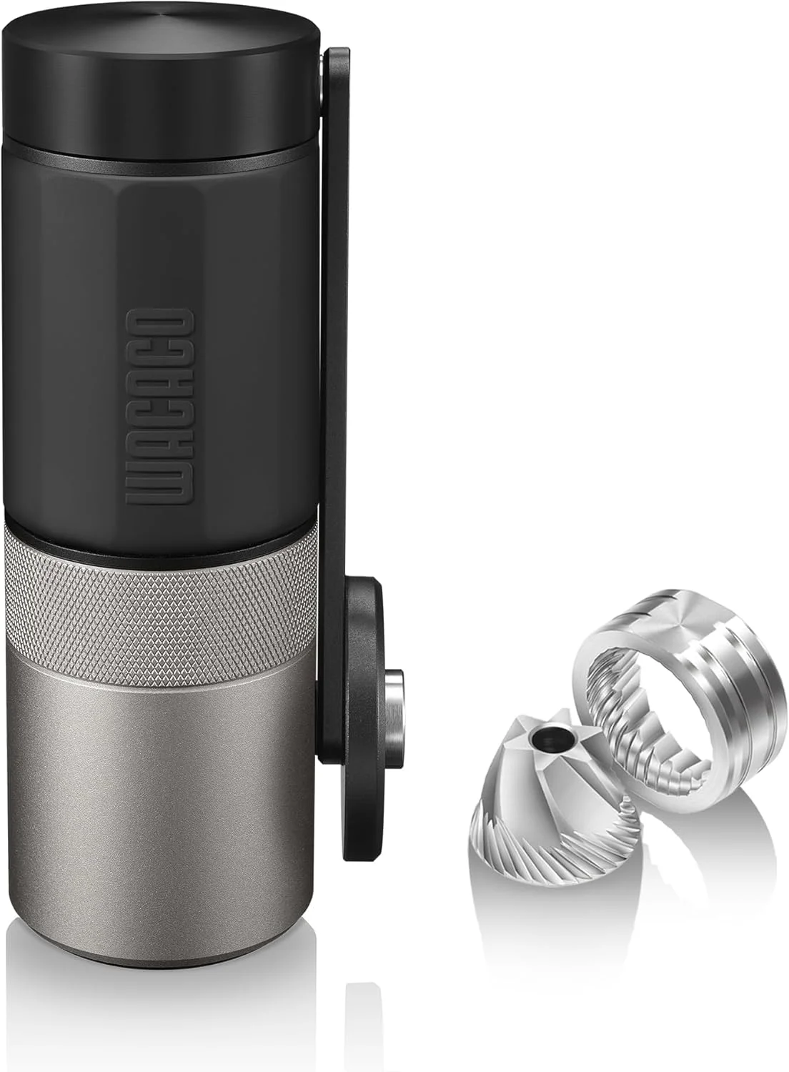 آسیاب قهوه دستی WACACO Exagrind با تیغه مخروطی استیل آسیاب قهوه دستی WACACO Exagrind با تیغه مخروطی استیل