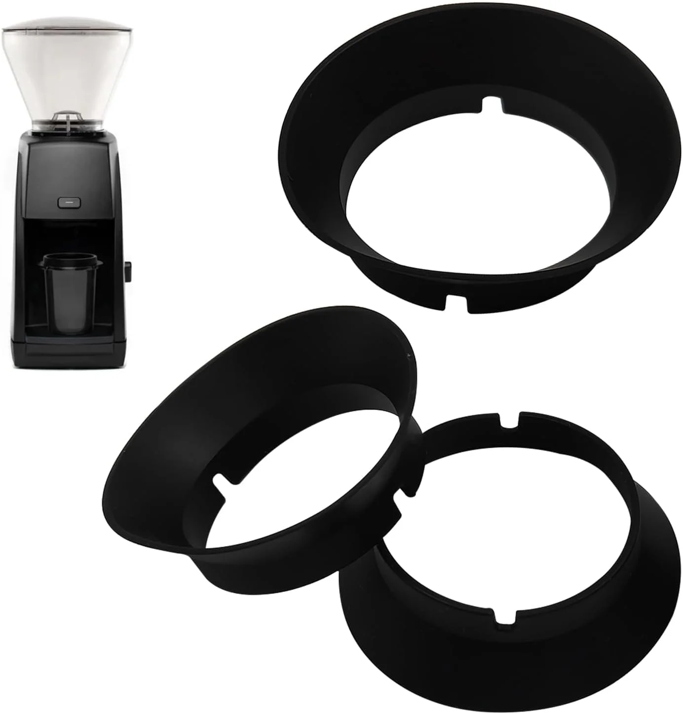 واشر جایگزین 3 عددی برای آسیاب قهوه باراتزا انکور، حلقه جایگزین واشر سیلیکونی آسیاب قهوه برای آسیاب قهوه باراتزا ویرتوسو و آسیاب قهوه برقی مخروطی (مشکی) واشر جایگزین 3 عددی برای آسیاب قهوه باراتزا انکور، حلقه جایگزین واشر سیلیکونی آسیاب قهوه برای آسیاب قهوه باراتزا ویرتوسو و آسیاب قهوه برقی مخروطی (مشکی)