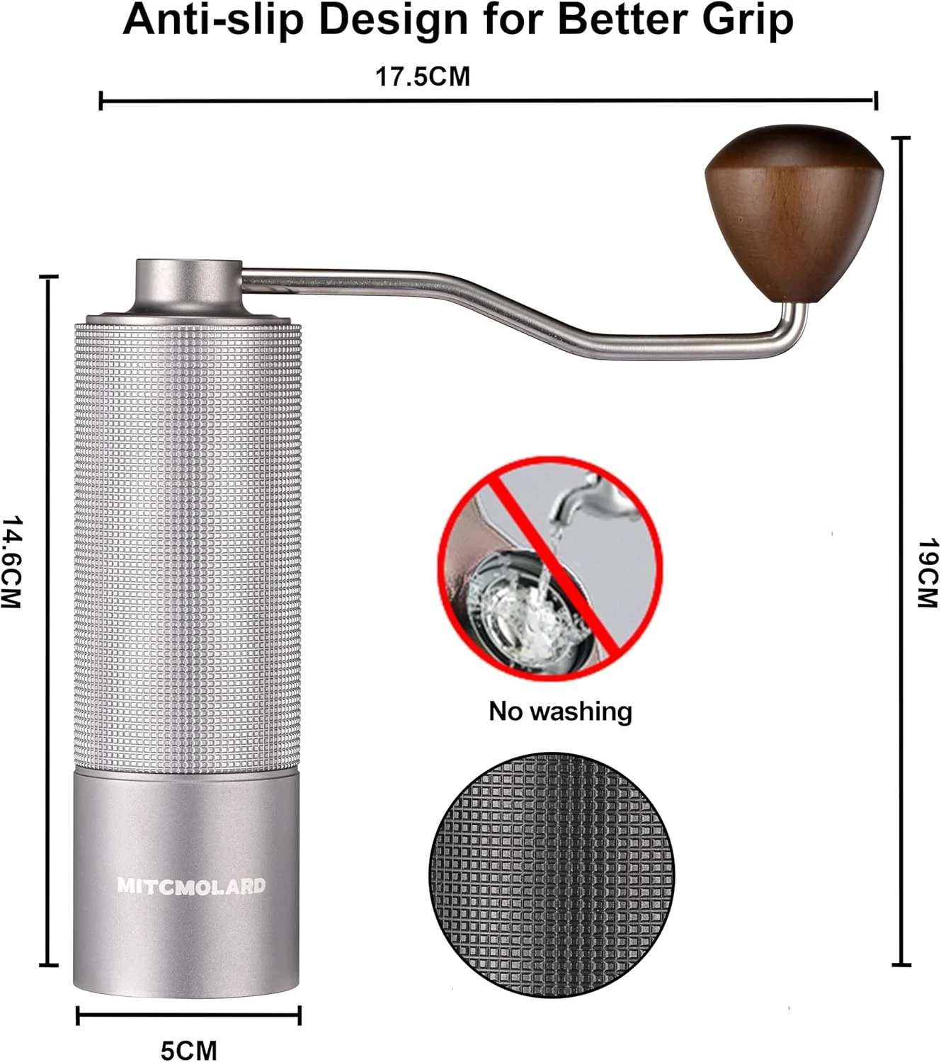 آسیاب قهوه دستی، آسیاب قهوه، آسیاب دستی قهوه، آسیاب دانه های قهوه استیل ضد زنگ، موقعیت بلبرینگ دوبل، 12 حالت قابل تنظیم، ظرفیت 25 گرم آسیاب قهوه دستی، آسیاب قهوه، آسیاب دستی قهوه، آسیاب دانه های قهوه استیل ضد زنگ، موقعیت بلبرینگ دوبل، 12 حالت قابل تنظیم، ظرفیت 25 گرم