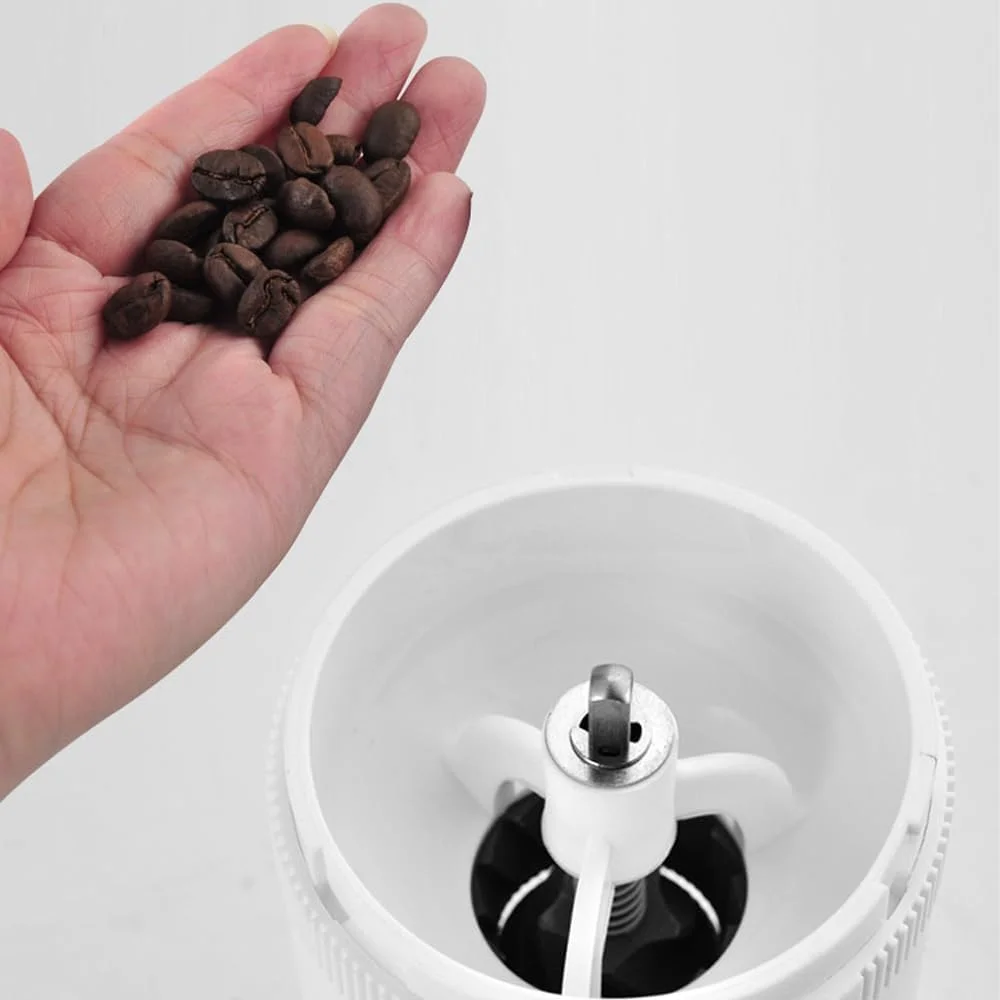 آسیاب قهوه برقی قابل حمل MAKINGTEC، آسیاب کوچک اتوماتیک قهوه با تنظیمات آسیاب چندگانه، قابل شارژ USB، دارای برس تمیز کننده، مشکی آسیاب قهوه برقی قابل حمل MAKINGTEC، آسیاب کوچک اتوماتیک قهوه با تنظیمات آسیاب چندگانه، قابل شارژ USB، دارای برس تمیز کننده، مشکی