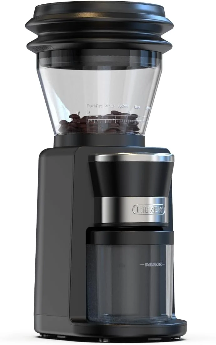 آسیاب قهوه HiBREW G3 با 31 درجه تنظیم دقیق، آسیاب برقی اتوماتیک برای قهوه ترک/اسپرسو/موکا/چکه‌ای/دم‌آوری/فرنچ پرس
