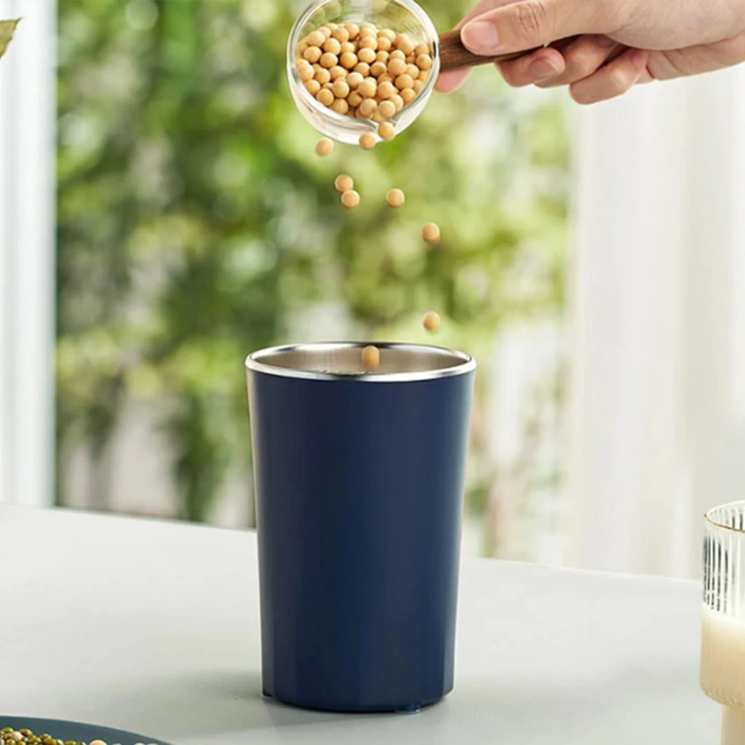 مخلوط کن آسیاب برقی آشپزخانه - آسیاب برقی قهوه و مخلوط کن ادویه، آسیاب مرطوب و خشک، استیل ضد زنگ مخلوط کن آسیاب برقی آشپزخانه - آسیاب برقی قهوه و مخلوط کن ادویه، آسیاب مرطوب و خشک، استیل ضد زنگ