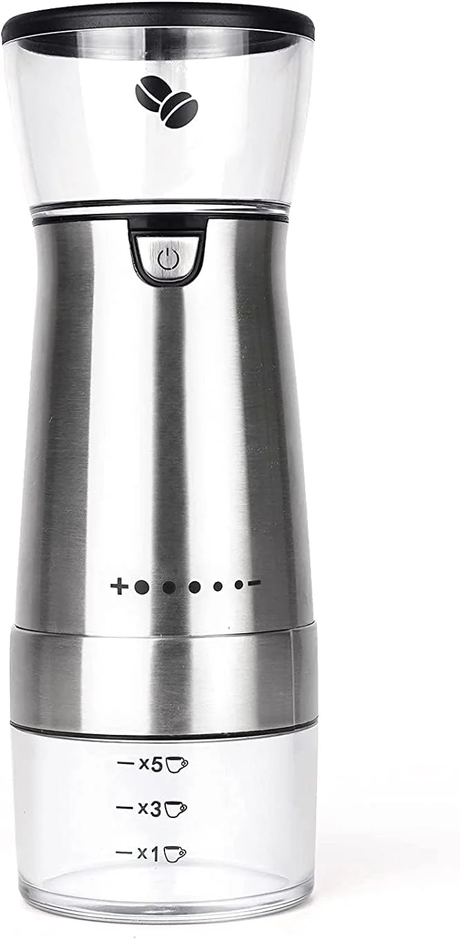 آسیاب قهوه برقی قابل حمل Arabest، آسیاب قهوه برقی کوچک قابل حمل با تیغه سرامیکی مخروطی، آسیاب قهوه برقی کوچک قابل شارژ USB برای دانه های قهوه آسیاب قهوه برقی قابل حمل Arabest، آسیاب قهوه برقی کوچک قابل حمل با تیغه سرامیکی مخروطی، آسیاب قهوه برقی کوچک قابل شارژ USB برای دانه های قهوه