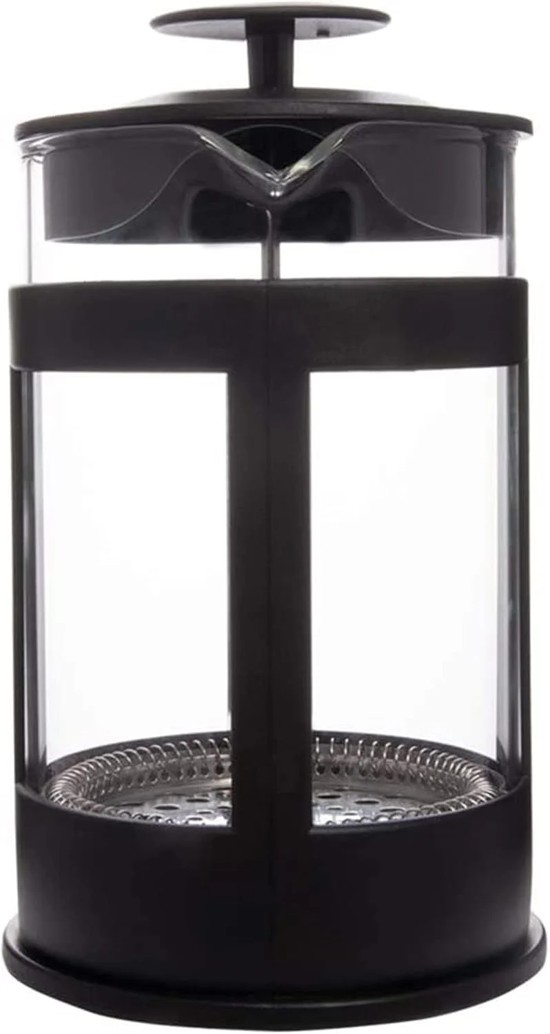 قهوه ساز و چای ساز فرنچ پرس Sulfar | پرس قهوه شیشه بوروسیلیکات | فیلتر استیل ضد زنگ | مقاوم در برابر حرارت و بادوام | مشکی