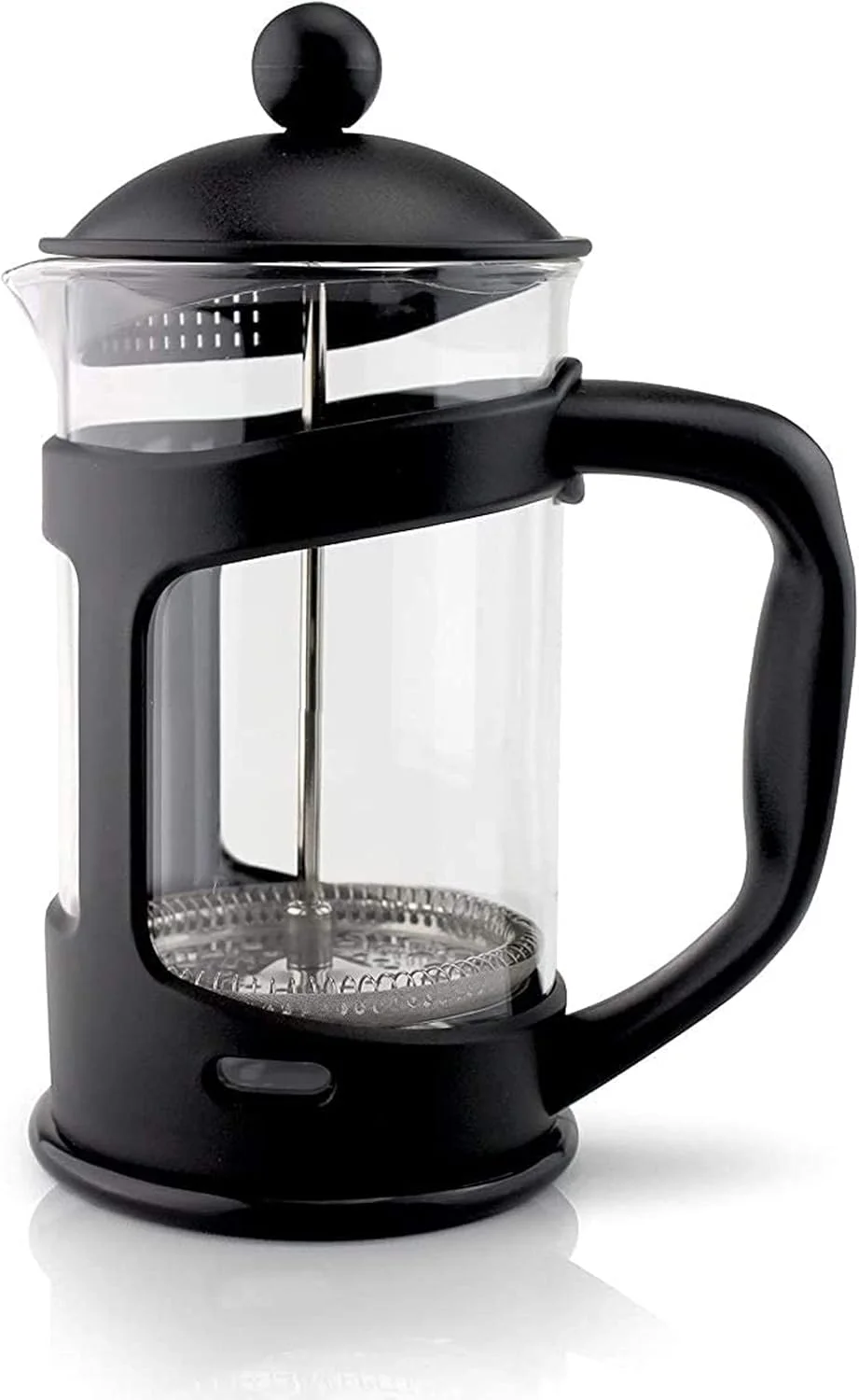 قهوه ساز کمکس KASTWAVE استیل ضد زنگ 600 میلی لیتر با فیلتر 2 لایه، دارای شیشه بوروسیلیکات ضخیم تر، استفاده و تمیز کردن آسان، مناسب برای خانه، آشپزخانه و دفتر کار - مشکی