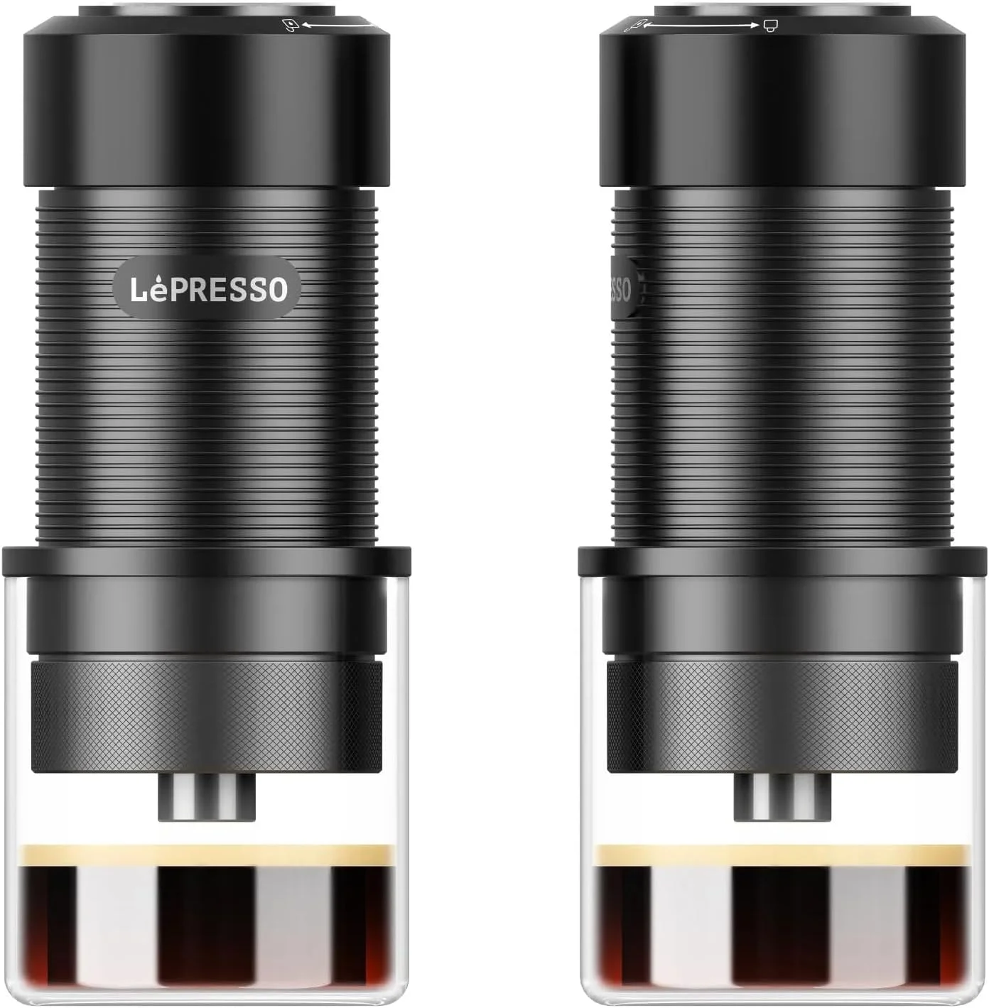 دستگاه قهوه ساز دستی Lepresso با فشار 9 بار، آلیاژ آلومینیوم + استیل ضد زنگ 304