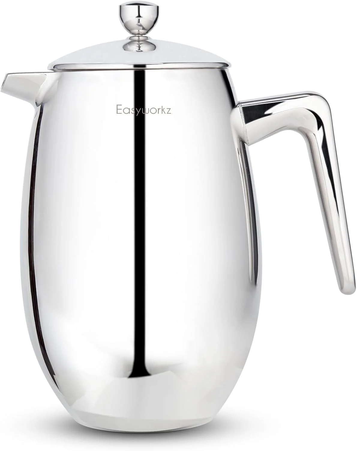 قهوه ساز فرنچ پرس ناندو ایزی ورکز 1000 میلی لیتر، عایق حرارتی دو جداره، از جنس استیل ضد زنگ 304