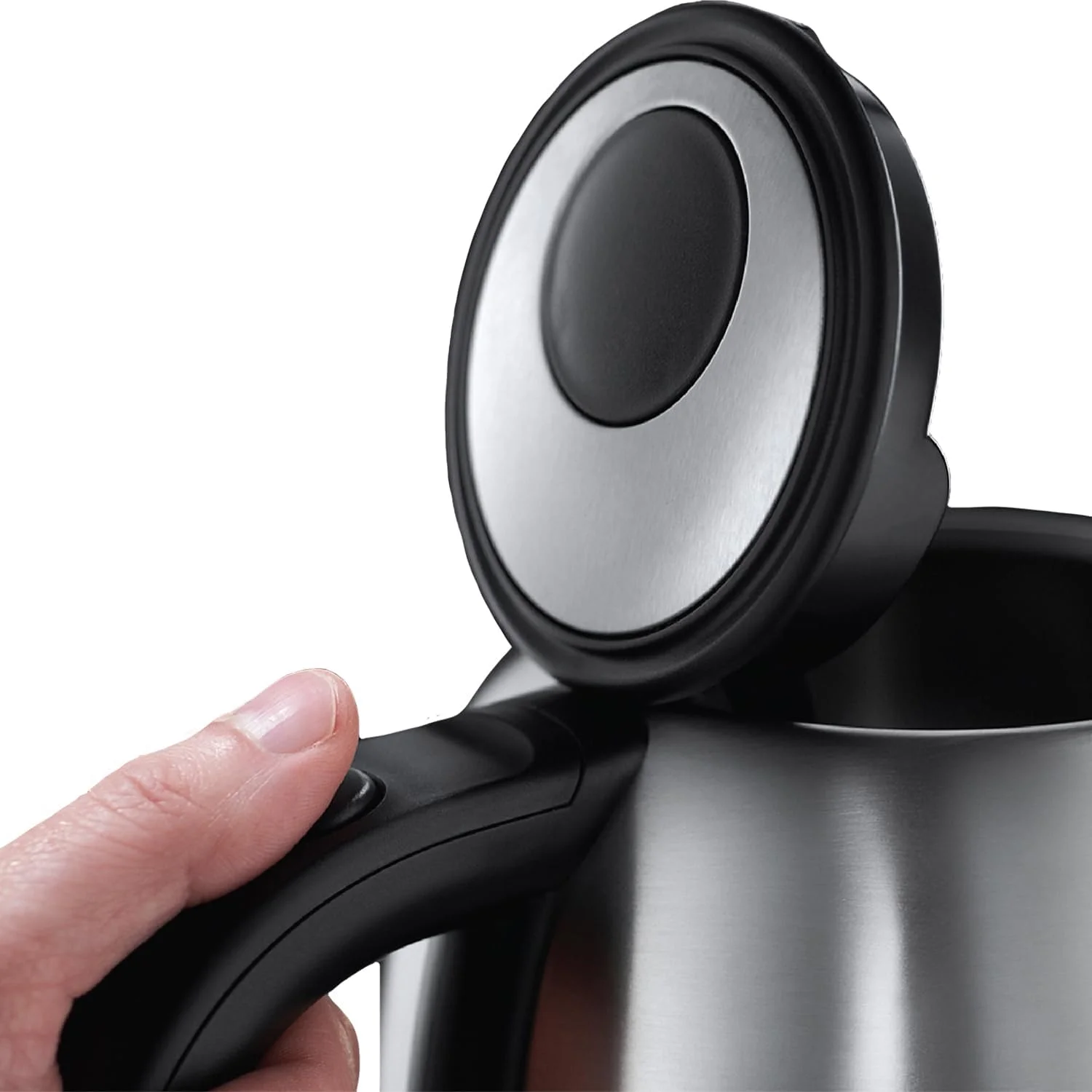 کتری برقی استیل راسل هابز مدل Snowdon مناسب منزل و محل کار، 1.7 لیتر، 3000 وات، 20441، تک عددی