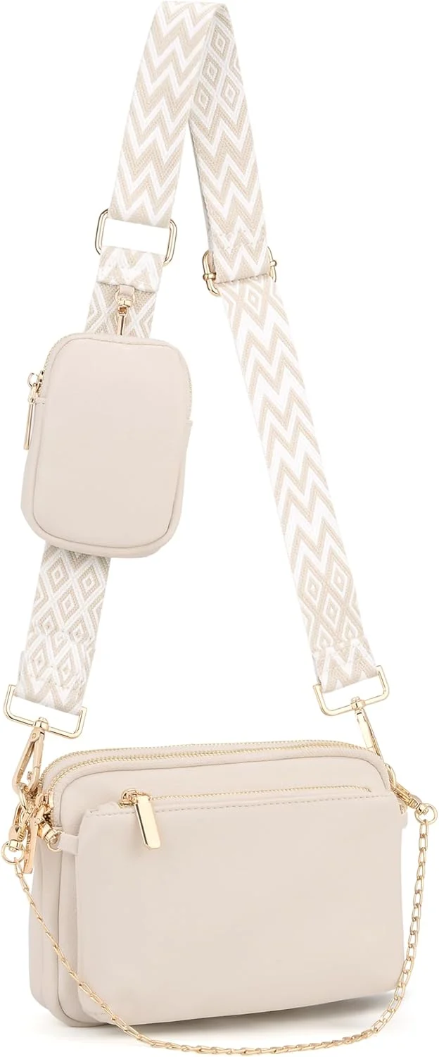 کیف کمری UTO برای آقایان و بانوان، ضد آب، نایلونی، شیک، باریک و سبک با 3 جیب زیپ دار کیف کمری UTO برای آقایان و بانوان، ضد آب، نایلونی، شیک، باریک و سبک با 3 جیب زیپ دار