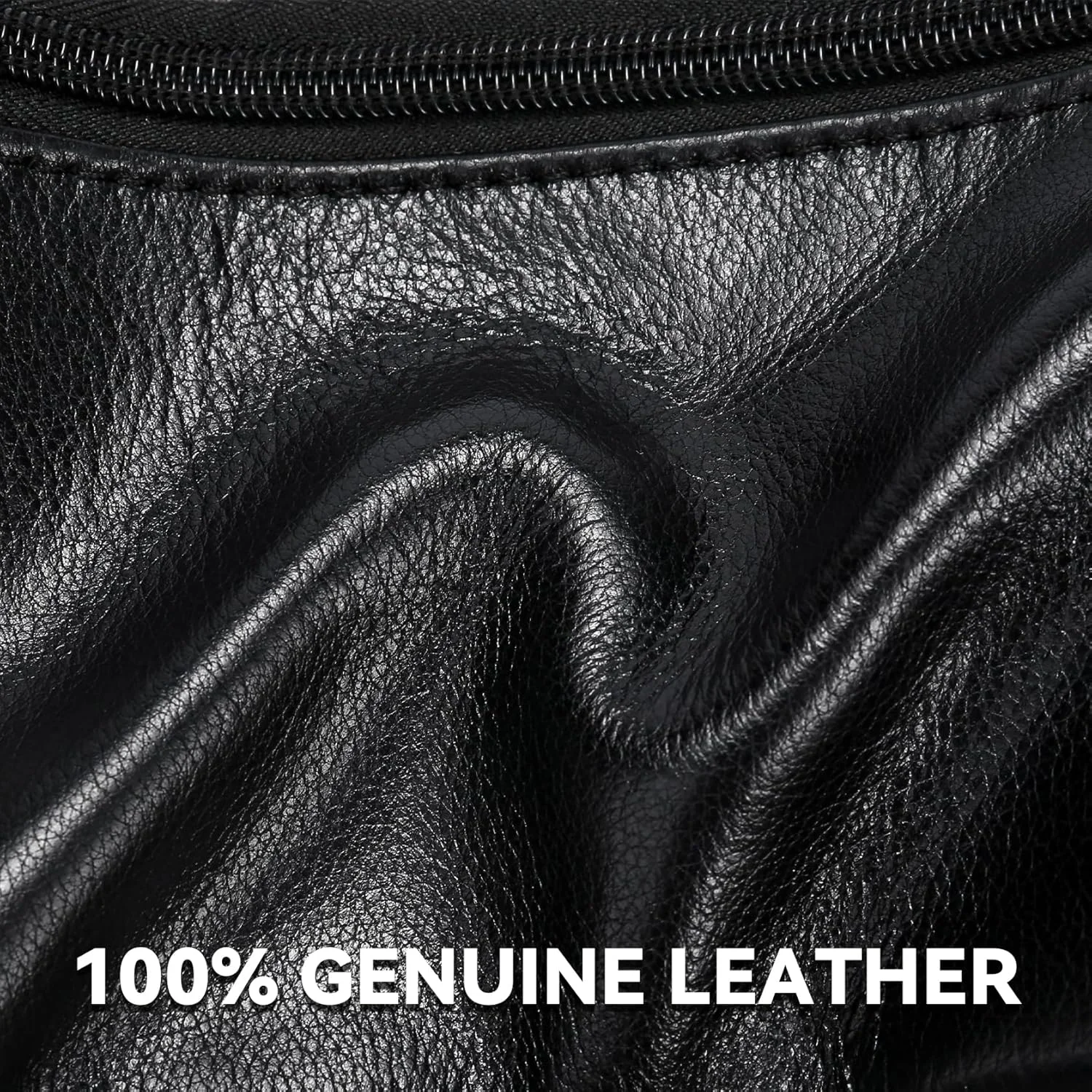 کیف کمری چرمی مشکی برای آقایان و بانوان، کیف کمری چند جیبه شیک برای مسافرت، ورزش، پیاده روی، دوچرخه سواری، ماهیگیری و دویدن کیف کمری چرمی مشکی برای آقایان و بانوان، کیف کمری چند جیبه شیک برای مسافرت، ورزش، پیاده روی، دوچرخه سواری، ماهیگیری و دویدن