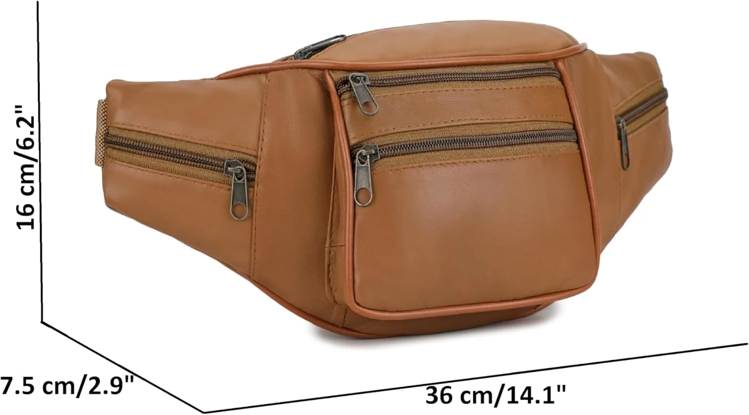 کیف کمری چرمی شیک K London، رنگ قهوه ای روشن، مدل زیبا و مناسب سفر، دارای جای گذرنامه و بند قابل تنظیم (1452_Tann) کیف کمری چرمی شیک K London، رنگ قهوه ای روشن، مدل زیبا و مناسب سفر، دارای جای گذرنامه و بند قابل تنظیم (1452_Tann)