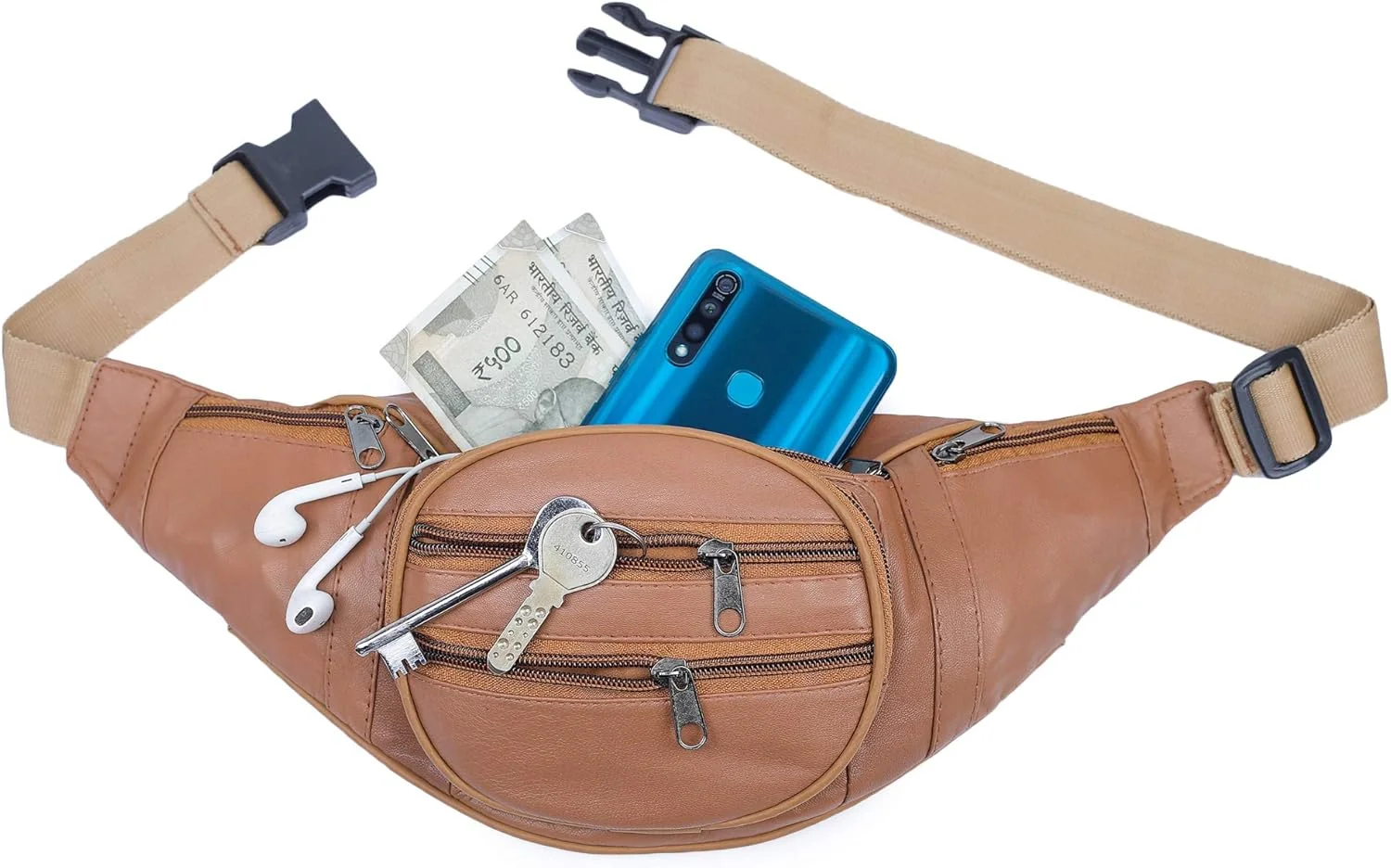 کیف کمری چرمی اصل K London مدل Tan، کیف مسافرتی، کیف پاسپورت (246_Tan) کیف کمری چرمی اصل K London مدل Tan، کیف مسافرتی، کیف پاسپورت (246_Tan)