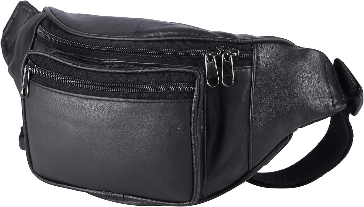 کیف کمری چرمی شیک K London مناسب آقایان و بانوان، کیف کمری دوشی، کیف کمری برای پیادهروی و مسافرت، حمل آسان تلفن، کیف پول، سایز آزاد، مدل (11700) (مشکی) کیف کمری چرمی شیک K London مناسب آقایان و بانوان، کیف کمری دوشی، کیف کمری برای پیادهروی و مسافرت، حمل آسان تلفن، کیف پول، سایز آزاد، مدل (11700) (مشکی)