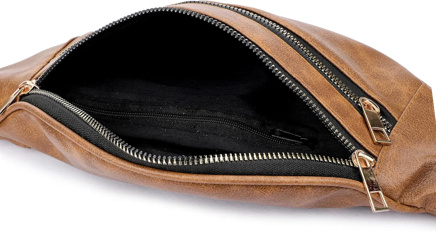 کیف کمری شیک و مدرن K London از جنس چرم مصنوعی به رنگ شتری، مناسب برای سفر، دارای بند قابل تنظیم (2143_Camel) کیف کمری شیک و مدرن K London از جنس چرم مصنوعی به رنگ شتری، مناسب برای سفر، دارای بند قابل تنظیم (2143_Camel)