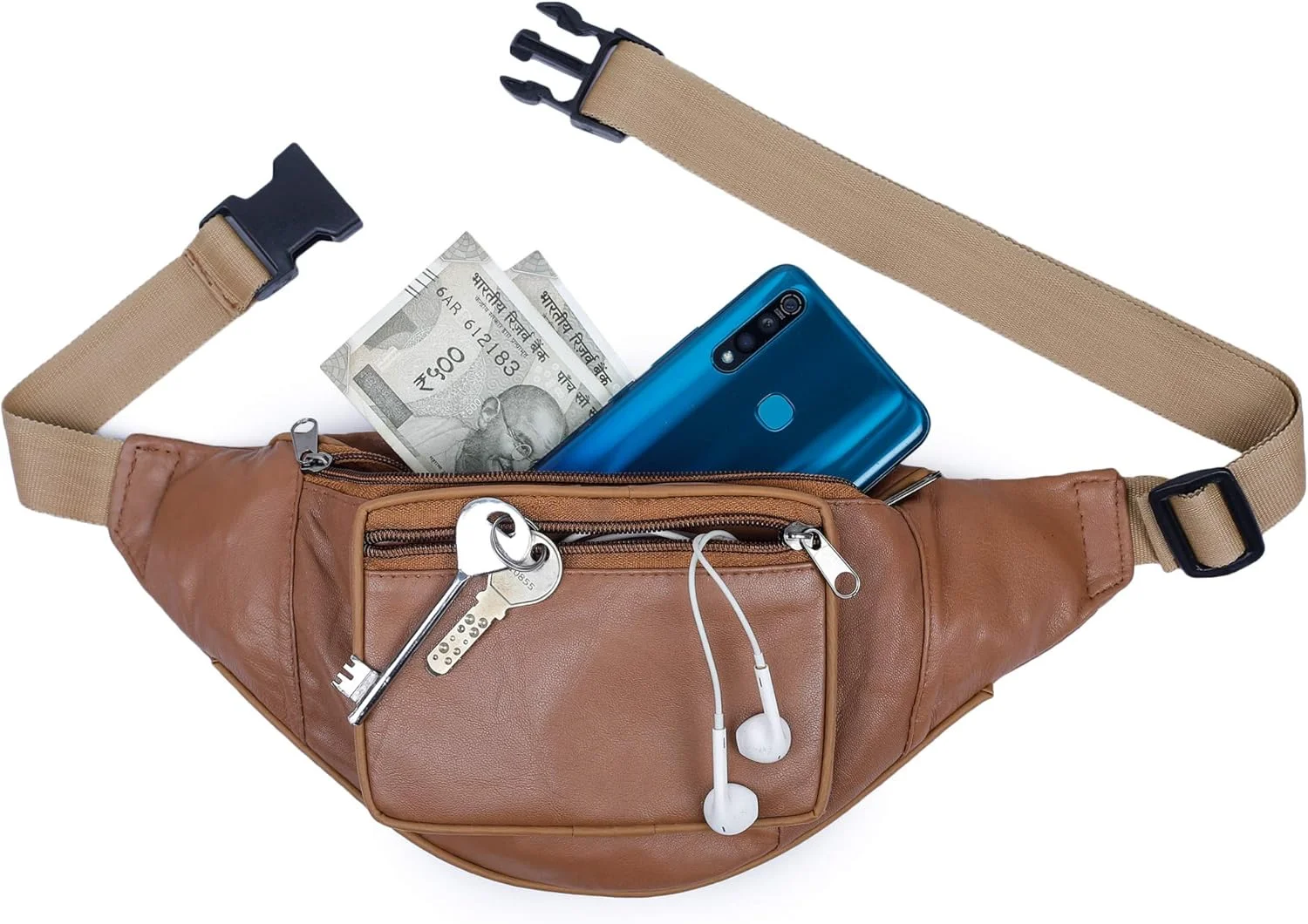 کی لندن کیف کمری چرمی شیک برای آقایان و بانوان، کیف کمری دوشی، کیف کمری برای مسافرت و پیادهروی، حمل آسان تلفن، کیف پول، سایز آزاد، فشن (11700_Bbtan) کی لندن کیف کمری چرمی شیک برای آقایان و بانوان، کیف کمری دوشی، کیف کمری برای مسافرت و پیادهروی، حمل آسان تلفن، کیف پول، سایز آزاد، فشن (11700_Bbtan)