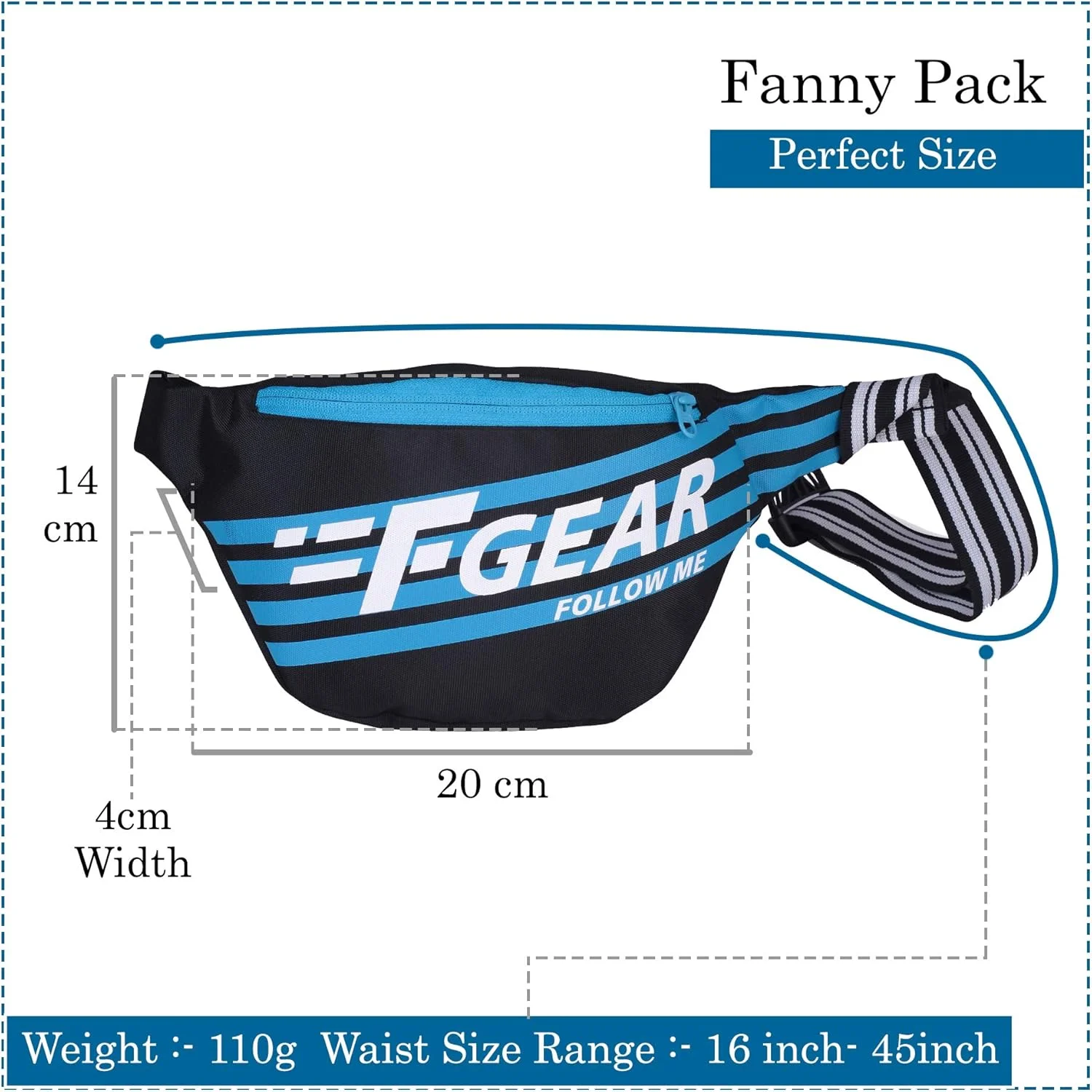 کیف کمری ورزشی مشکی آبی F Gear Enzo (مدل 3314) کیف کمری ورزشی مشکی آبی F Gear Enzo (مدل 3314)