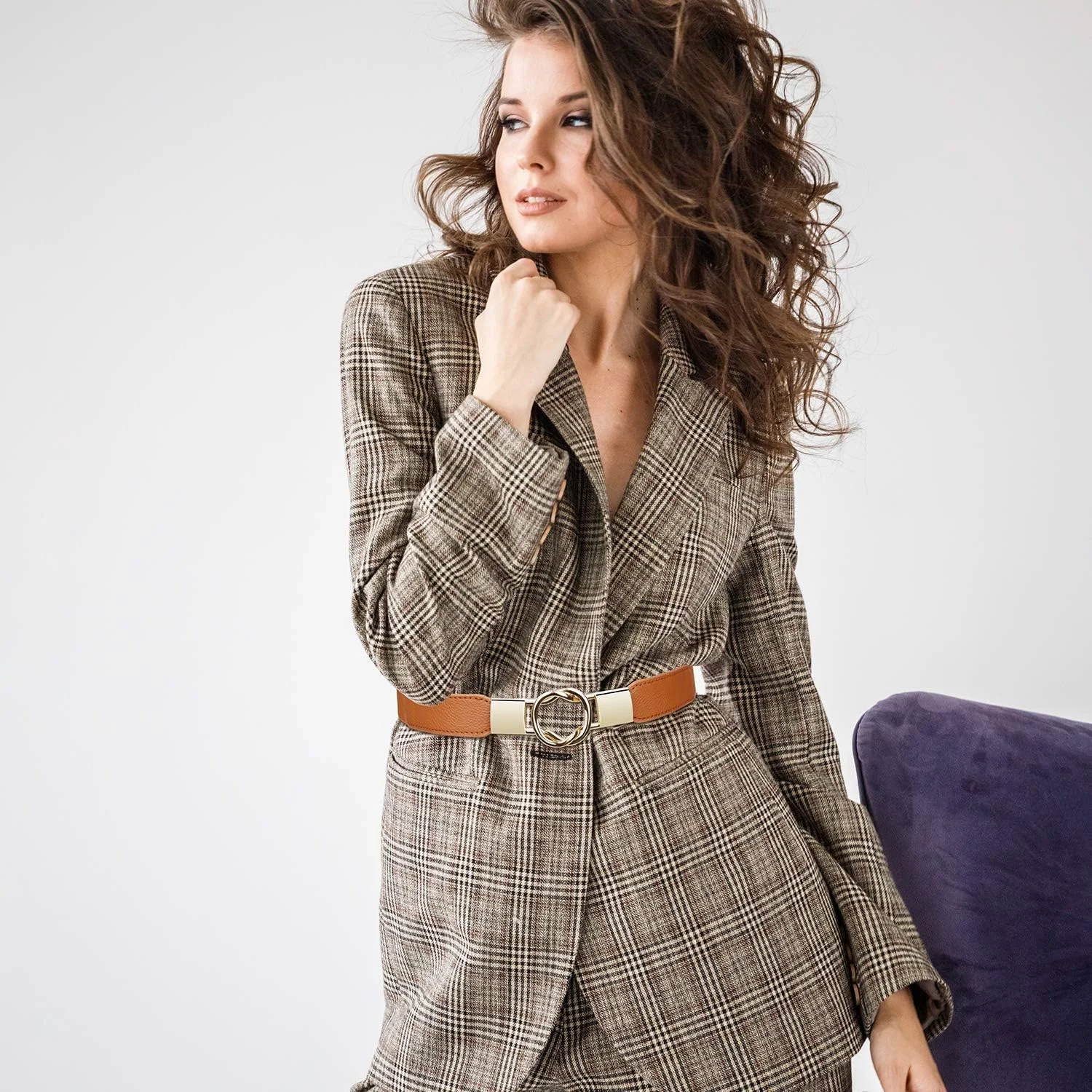 The White Shop بسته 5 عددی کمربند باریک زنانه برای لباس، کمربندهای فانتزی لباس کشی زنانه، کمربند کمر زنانه، کش پهن کمر کشی سایز بزرگ برای لباس (ترکیب 01) The White Shop بسته 5 عددی کمربند باریک زنانه برای لباس، کمربندهای فانتزی لباس کشی زنانه، کمربند کمر زنانه، کش پهن کمر کشی سایز بزرگ برای لباس (ترکیب 01)