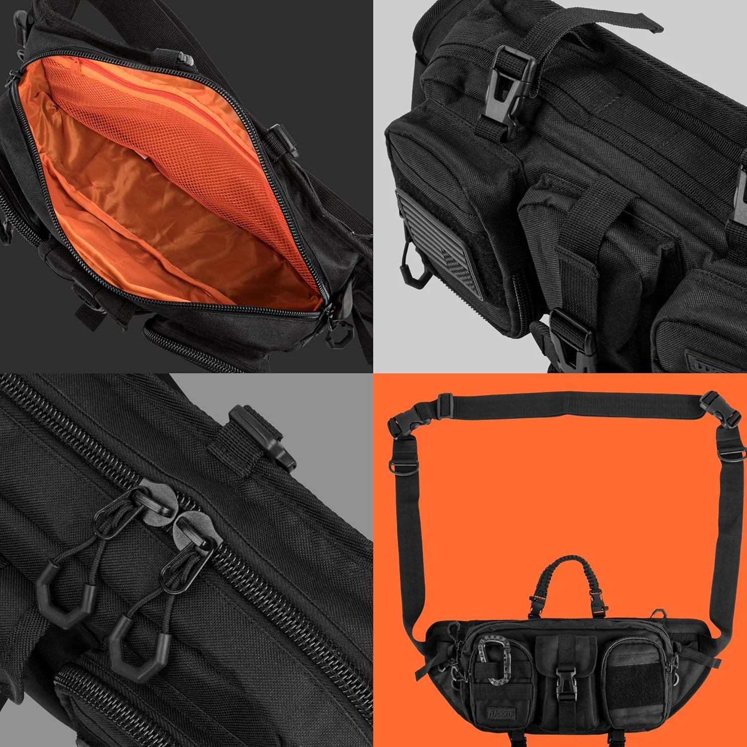 کیف کمری بزرگ مردانه با الهام از تاکتیکال فیتدم. کیف لوازم جانبی عالی تک ور برای مردان. کیف کمری چند منظوره، مشکی، بزرگ کیف کمری بزرگ مردانه با الهام از تاکتیکال فیتدم. کیف لوازم جانبی عالی تک ور برای مردان. کیف کمری چند منظوره، مشکی، بزرگ