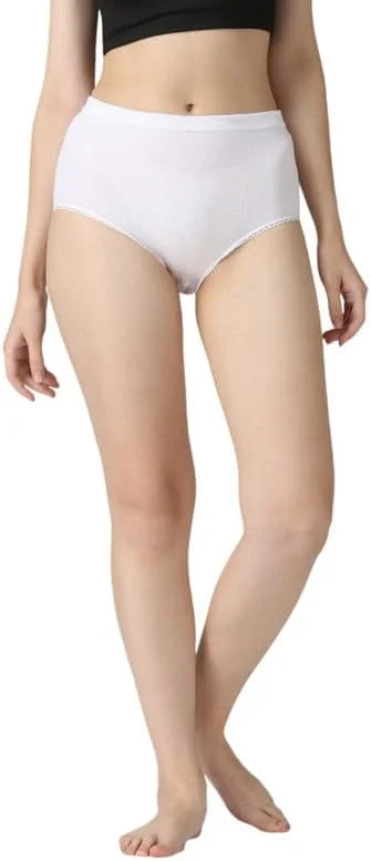 لباس زیر زنانه کمر بلند BYC، بسته 5 عددی لباس زیر زنانه کمر بلند BYC، بسته 5 عددی