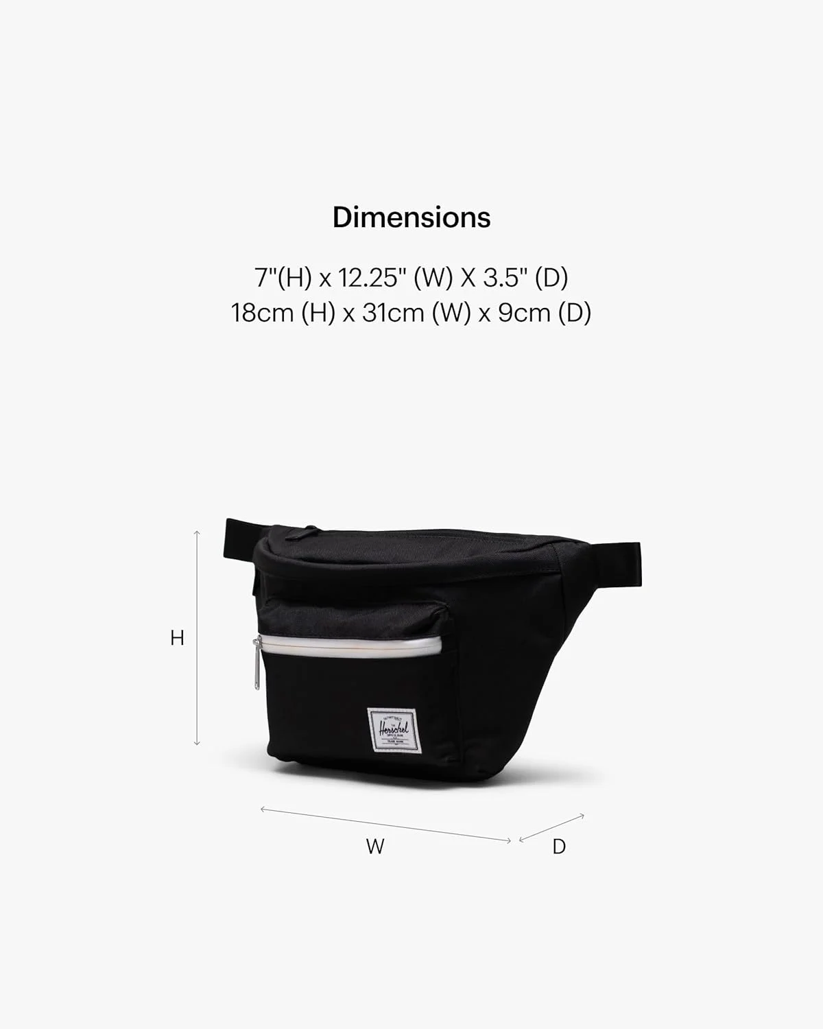 کیف کمری هرشل مدل Pop Quiz، مشکی کیف کمری هرشل مدل Pop Quiz، مشکی