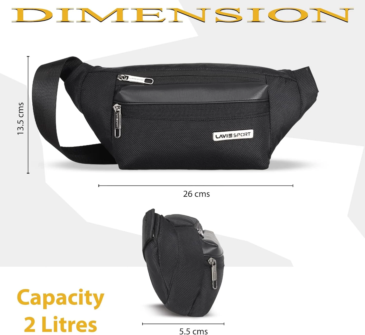 کیف کمری لاوی اسپرت آلپس | کیف کمری شیک و اسپرت | کیف مردانه و زنانه، مشکی، کوچک، کیف دوشی آلپس کیف کمری لاوی اسپرت آلپس | کیف کمری شیک و اسپرت | کیف مردانه و زنانه، مشکی، کوچک، کیف دوشی آلپس