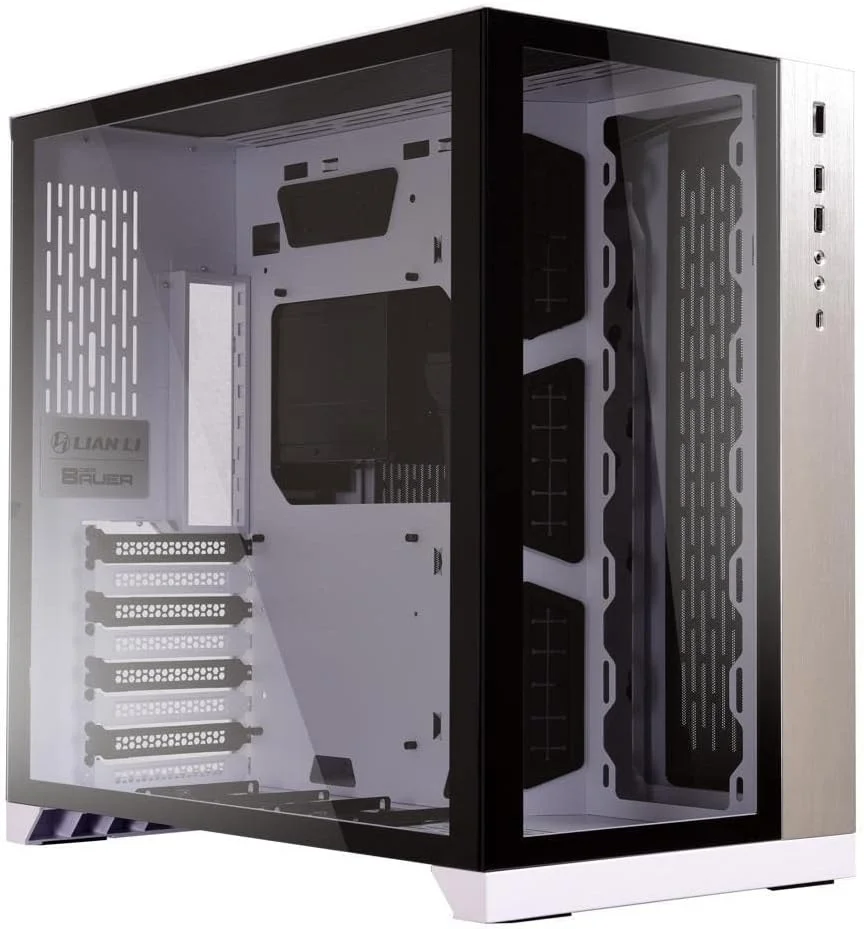 کیس کامپیوتر گیمینگ Lian Li Pc-O11Dw 011 Dynamic با شیشه حرارت دیده - سفید