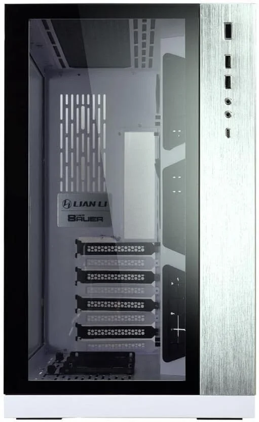 کیس کامپیوتر گیمینگ Lian Li Pc-O11Dw 011 Dynamic با شیشه حرارت دیده - سفید