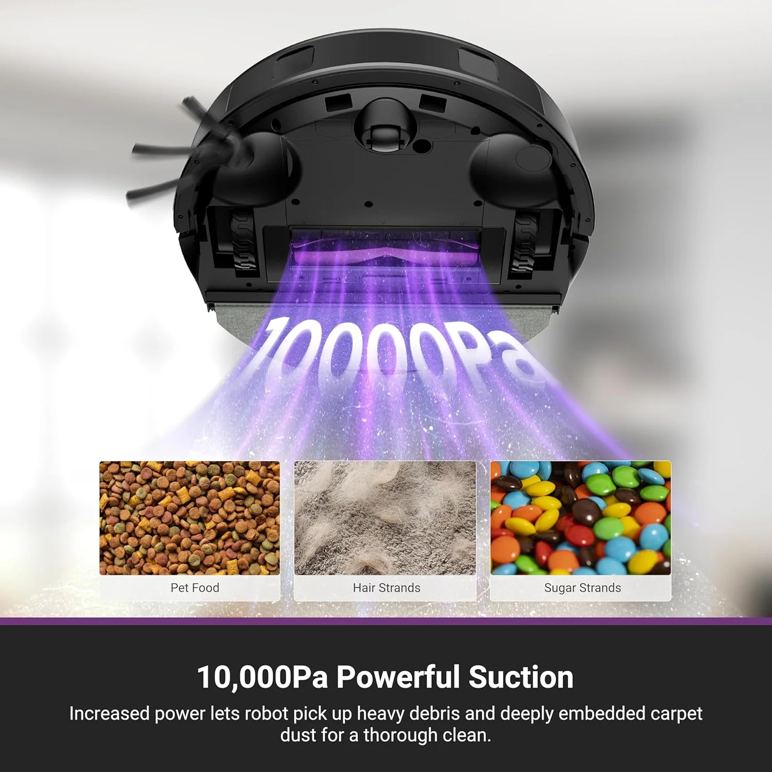 جاروبرقی رباتیک و تی شوی Eureka E20 Evo Plus، جاروبرقی رباتیک با قدرت مکش 10000Pa و ایستگاه تخلیه خودکار بدون کیسه، ظرفیت 45 روزه برس جانبی ضد گره خوردگی مو، کنترل برنامه بالابر تی، ناوبری LiDAR جاروبرقی رباتیک و تی شوی Eureka E20 Evo Plus، جاروبرقی رباتیک با قدرت مکش 10000Pa و ایستگاه تخلیه خودکار بدون کیسه، ظرفیت 45 روزه برس جانبی ضد گره خوردگی مو، کنترل برنامه بالابر تی، ناوبری LiDAR