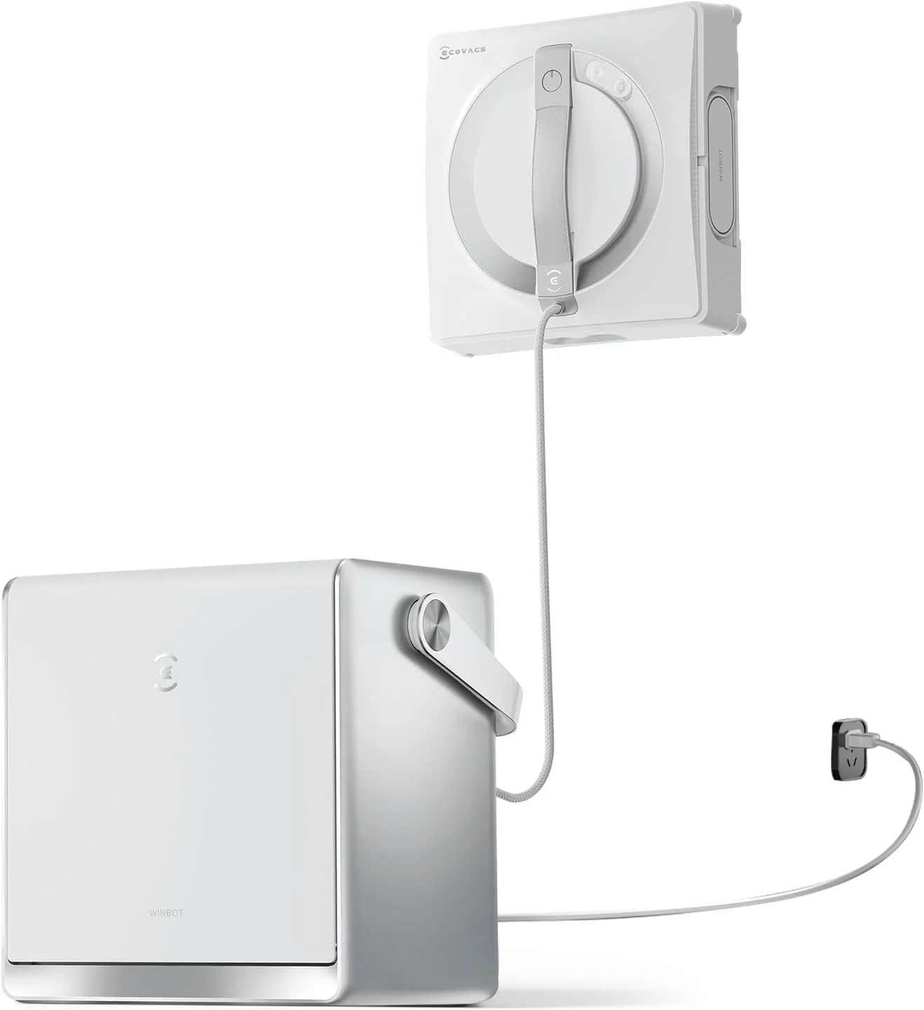 ربات شیشه شوی قابل حمل ECOVACS WINBOT W2 PRO Omni با ایستگاه چند منظوره، شارژ در حین کار، تمیز کردن هوشمند با اسپری آب سه نازله، محافظت 12 لایه ربات شیشه شوی قابل حمل ECOVACS WINBOT W2 PRO Omni با ایستگاه چند منظوره، شارژ در حین کار، تمیز کردن هوشمند با اسپری آب سه نازله، محافظت 12 لایه