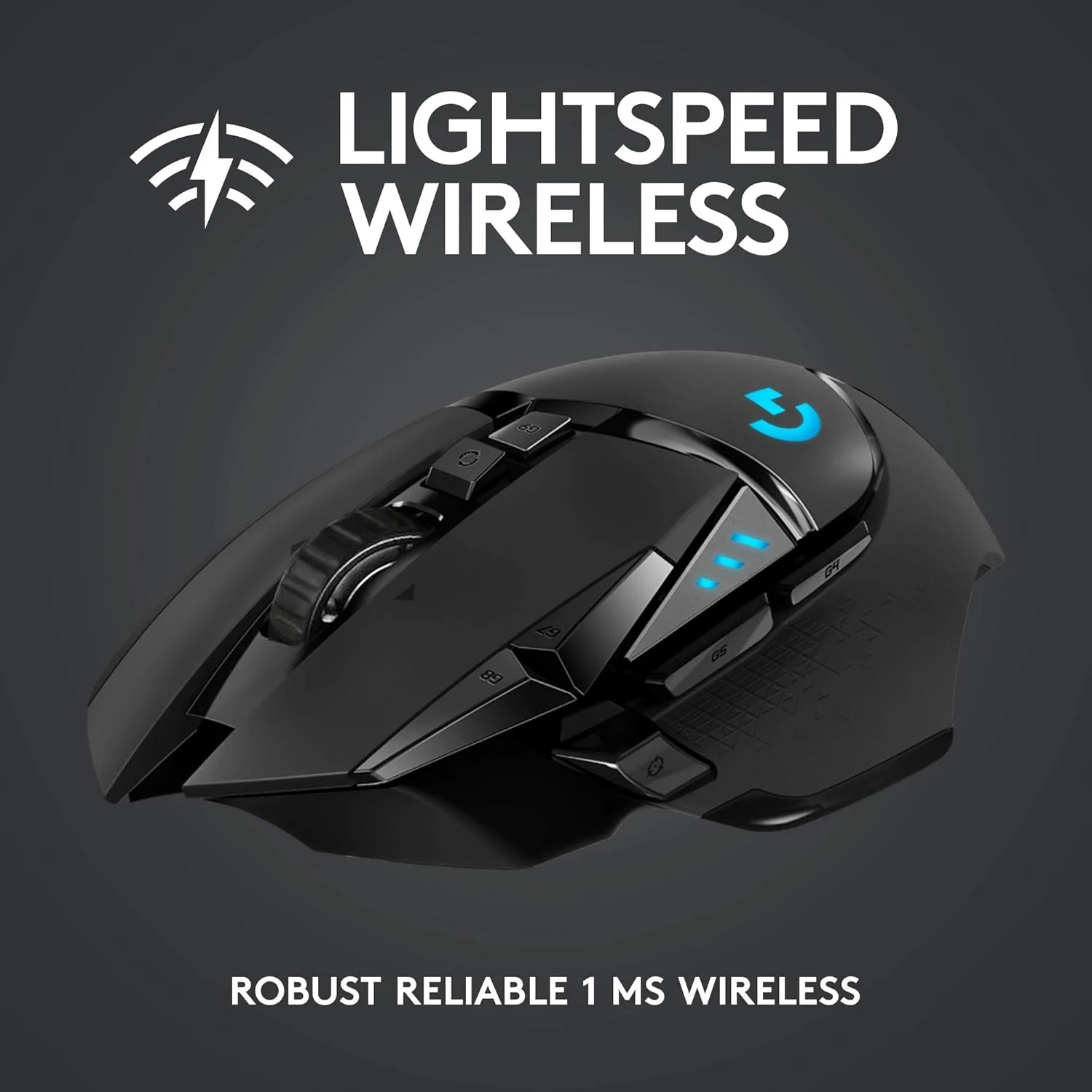 ماوس گیمینگ بیسیم Logitech G502 Lightspeed با حسگر Hero 25K، سازگار با PowerPlay، وزنههای قابل تنظیم و Lightsync RGB - مشکی ماوس گیمینگ بیسیم Logitech G502 Lightspeed با حسگر Hero 25K، سازگار با PowerPlay، وزنههای قابل تنظیم و Lightsync RGB - مشکی