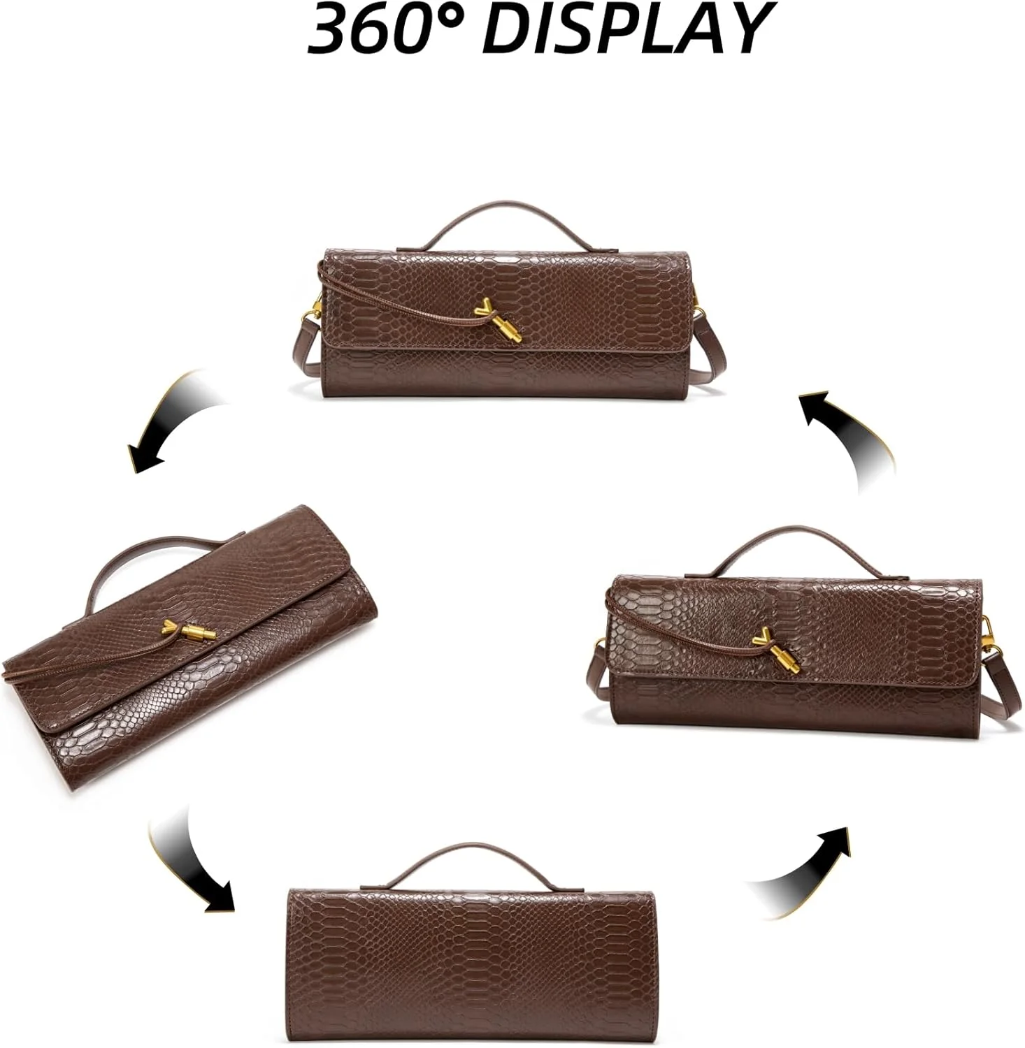 کیف دوشی زنانه، کیف دستی زنانه چرم مصنوعی با بافت کروکودیل زیبا - کیف شانه ای مربعی متوسط با دسته بالایی و قفل چرخشی، کیف موبایل کیف پول کیف دستی زنانه کیف دوشی زنانه، کیف دستی زنانه چرم مصنوعی با بافت کروکودیل زیبا - کیف شانه ای مربعی متوسط با دسته بالایی و قفل چرخشی، کیف موبایل کیف پول کیف دستی زنانه