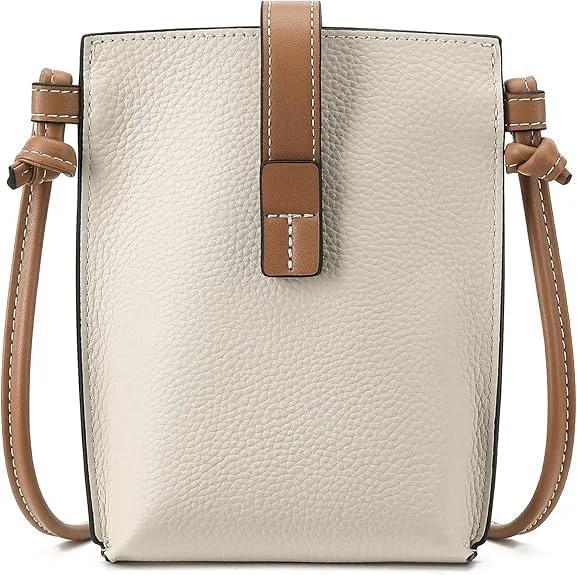 کیف دوشی چرمی 2 در 1 زنانه و کیف پول مسدود کننده RFID: کیف کوچک دوشی تلفن مینیمالیستی بژ با جای کارت + کیف کلاچ زیپ دار تلفن، کیف مچی جادار برای استفاده روزانه/مسافرتی بانوان کیف دوشی چرمی 2 در 1 زنانه و کیف پول مسدود کننده RFID: کیف کوچک دوشی تلفن مینیمالیستی بژ با جای کارت + کیف کلاچ زیپ دار تلفن، کیف مچی جادار برای استفاده روزانه/مسافرتی بانوان